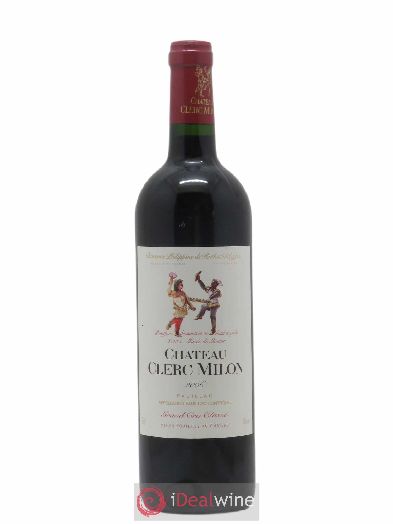 Château Clerc Milon 5ème Grand Cru Classé 2006 - Lot de 1 bouteille - 0