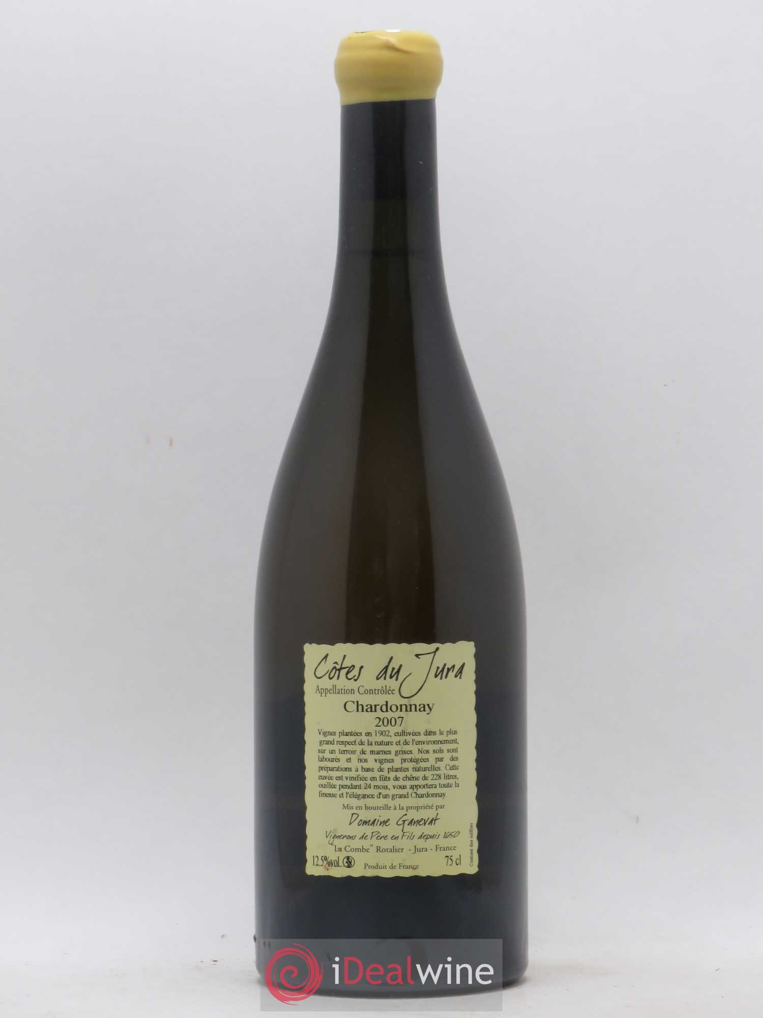 Côtes du Jura Les Chalasses Vieilles Vignes Jean-François Ganevat (Domaine) 2007 - Lot de 1 bouteille - 1
