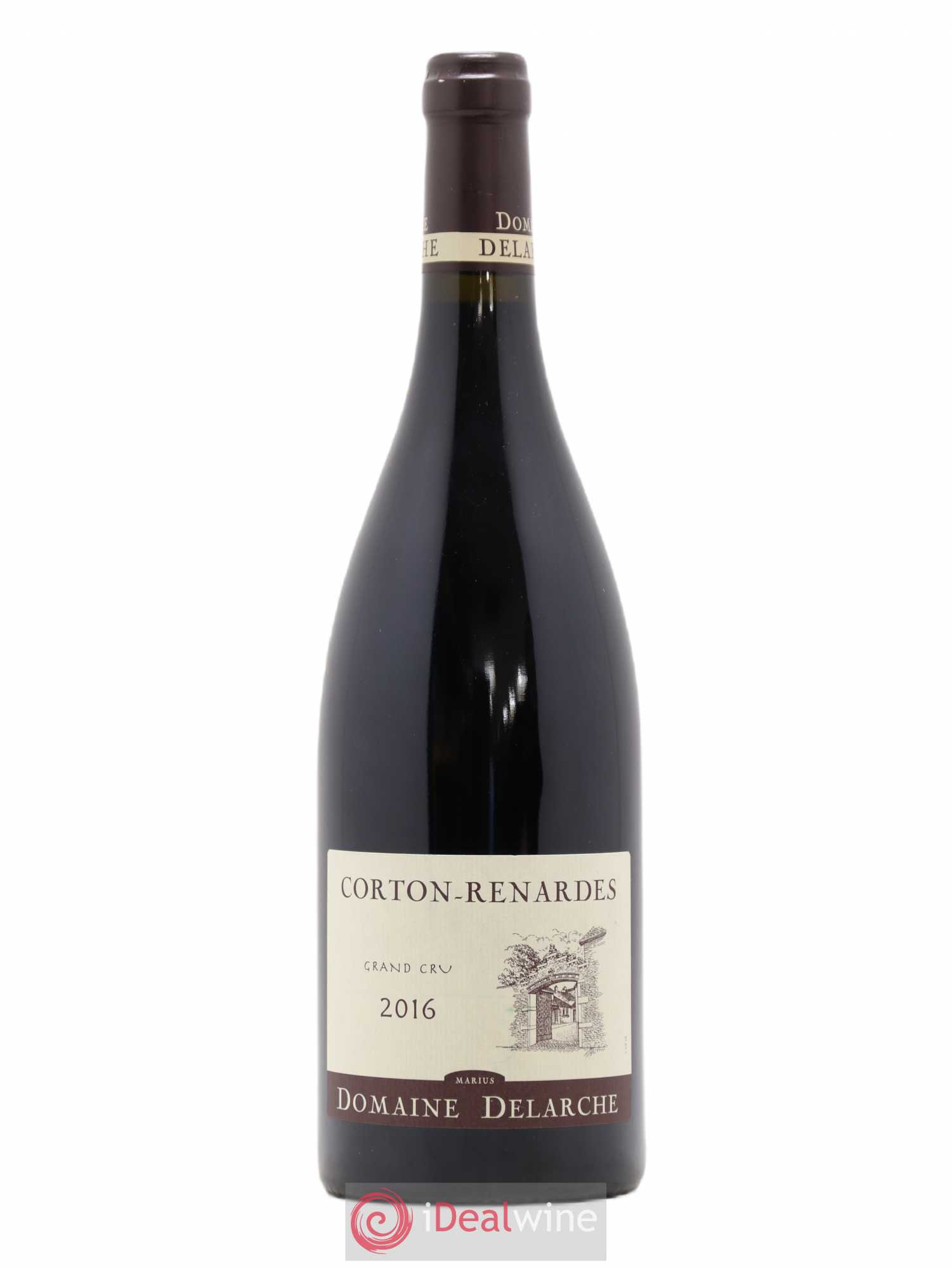 Corton Grand Cru Renardes Delarche 2016 - Lot de 1 bouteille - 0