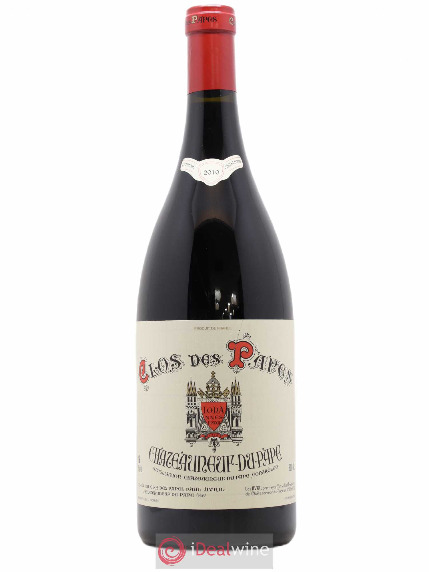 Châteauneuf-du-Pape Clos des Papes - Paul Avril 2010 - Lot de 1 double magnum - 0