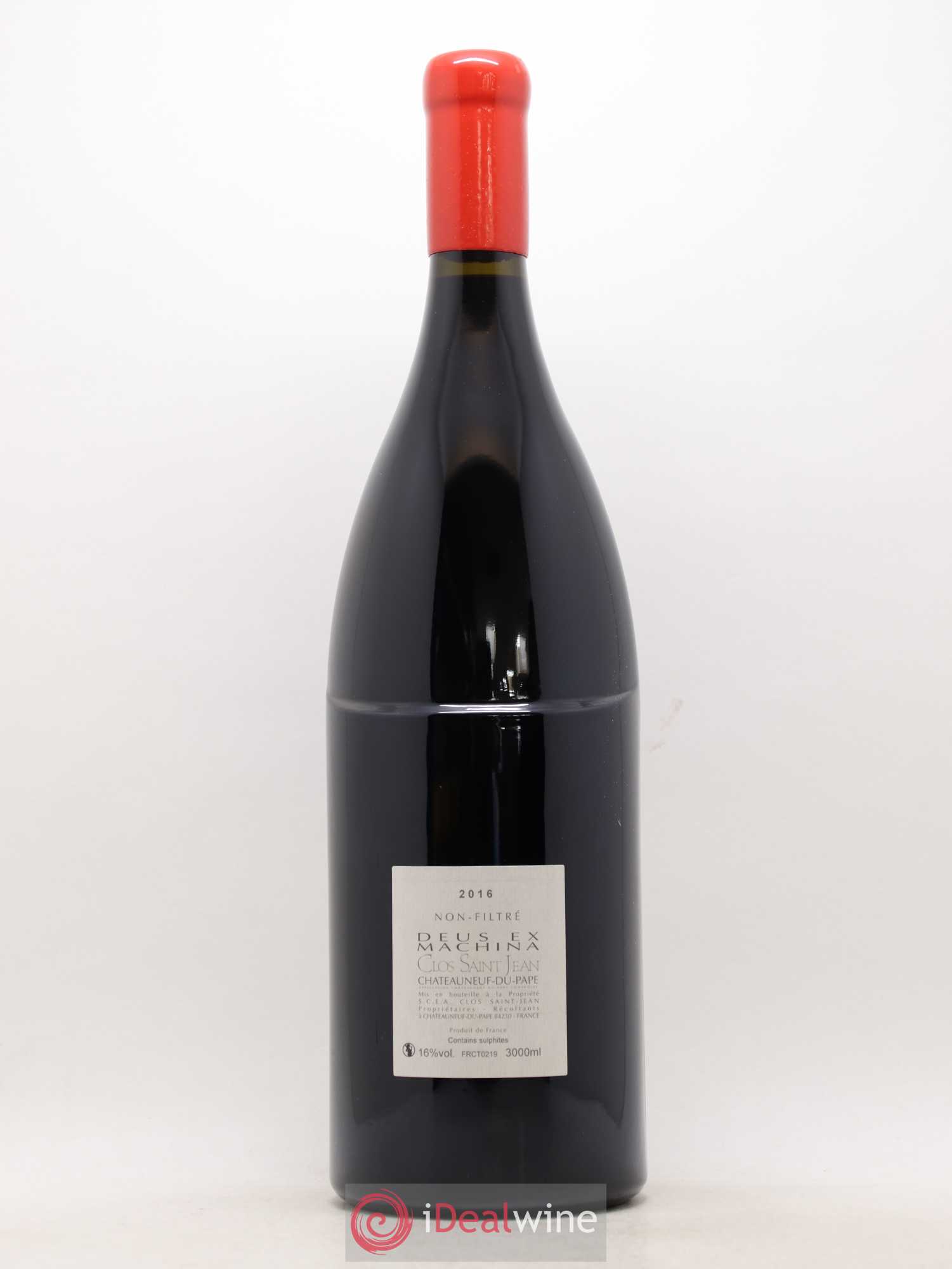 Châteauneuf-du-Pape Clos Saint-Jean Deus Ex Machina Pascal et Vincent Maurel 2016 - Lot de 1 double magnum - 1