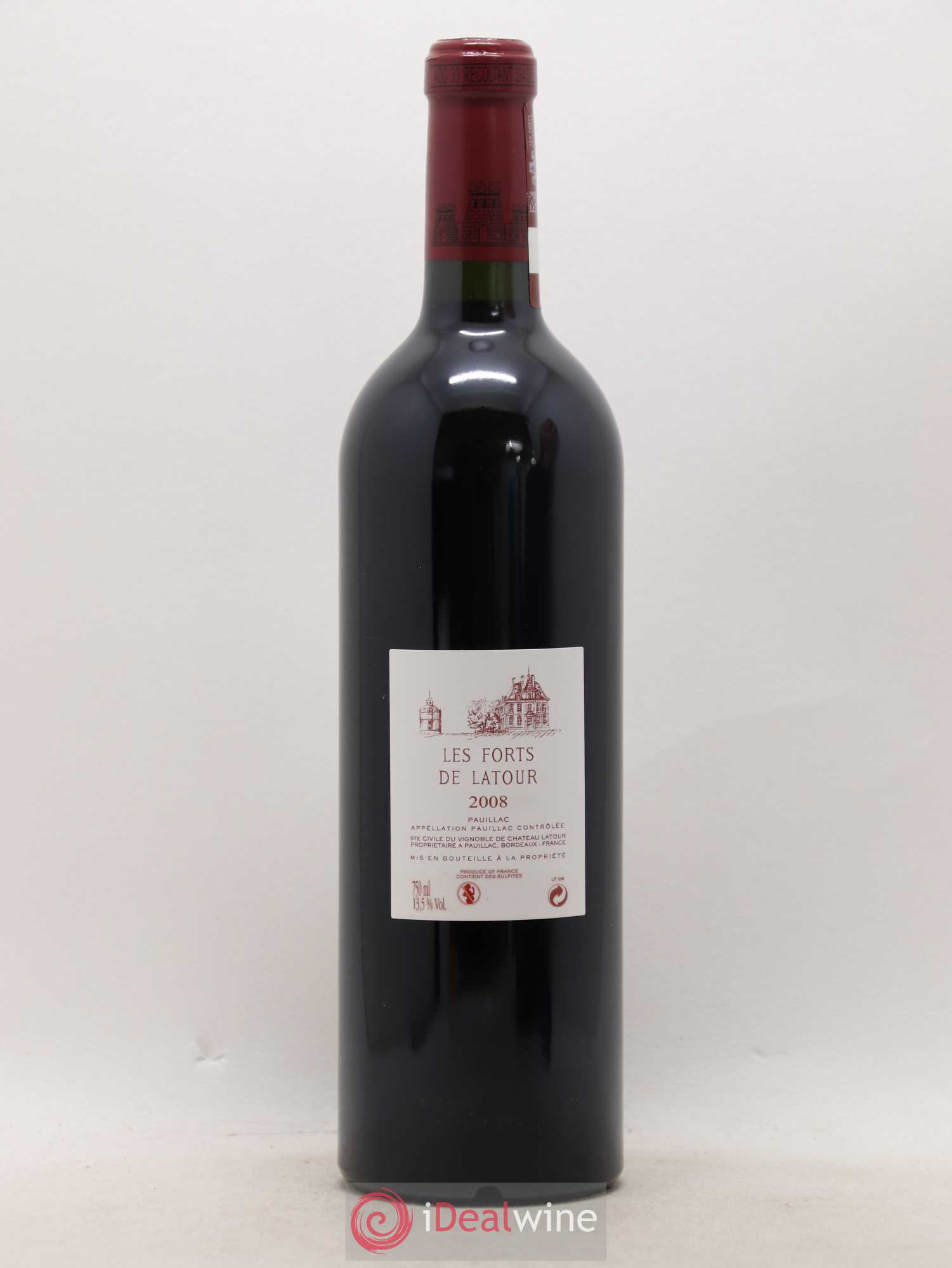 Les Forts de Latour Second Vin 2008 - Lot de 1 bouteille - 1
