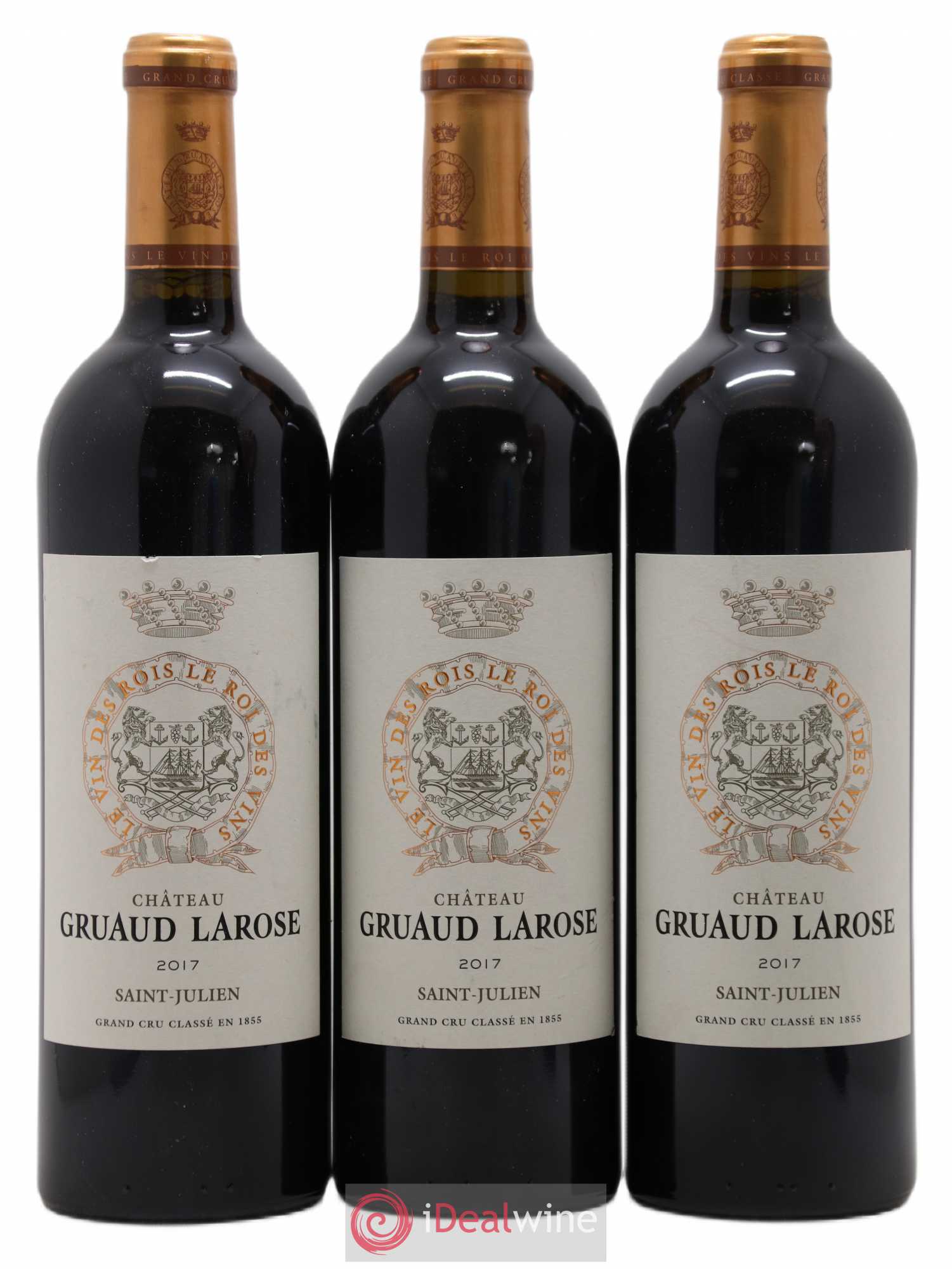 Château Gruaud Larose 2ème Grand Cru Classé 2017 - Lot de 3 bouteilles - 0