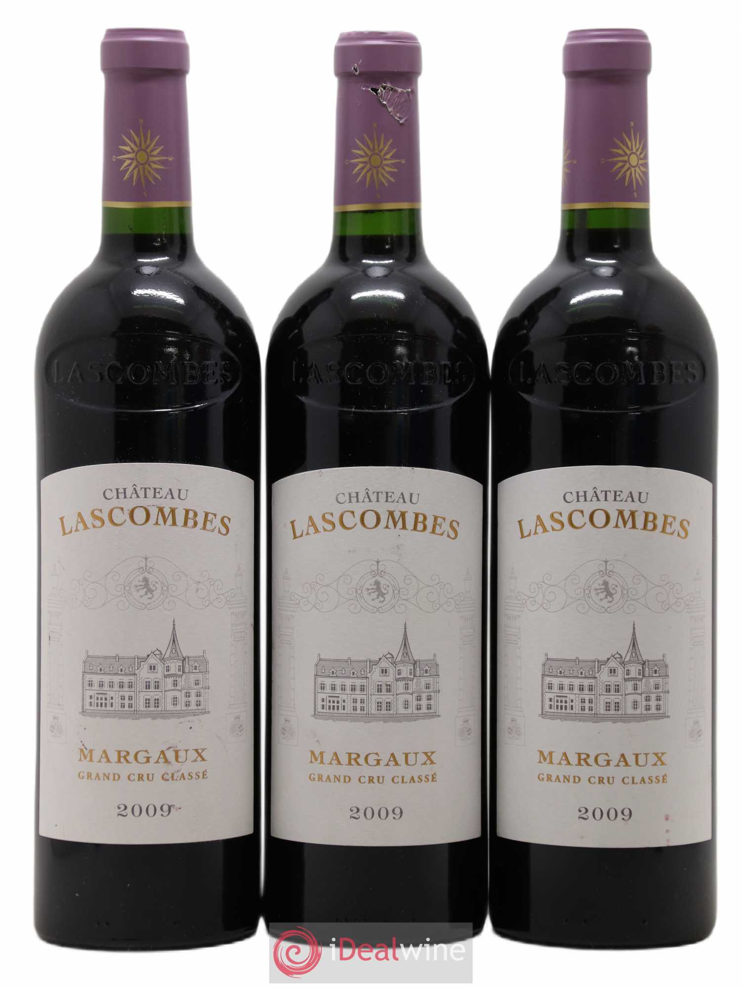 Château Lascombes 2ème Grand Cru Classé 2009 - Lot de 3 bouteilles - 0