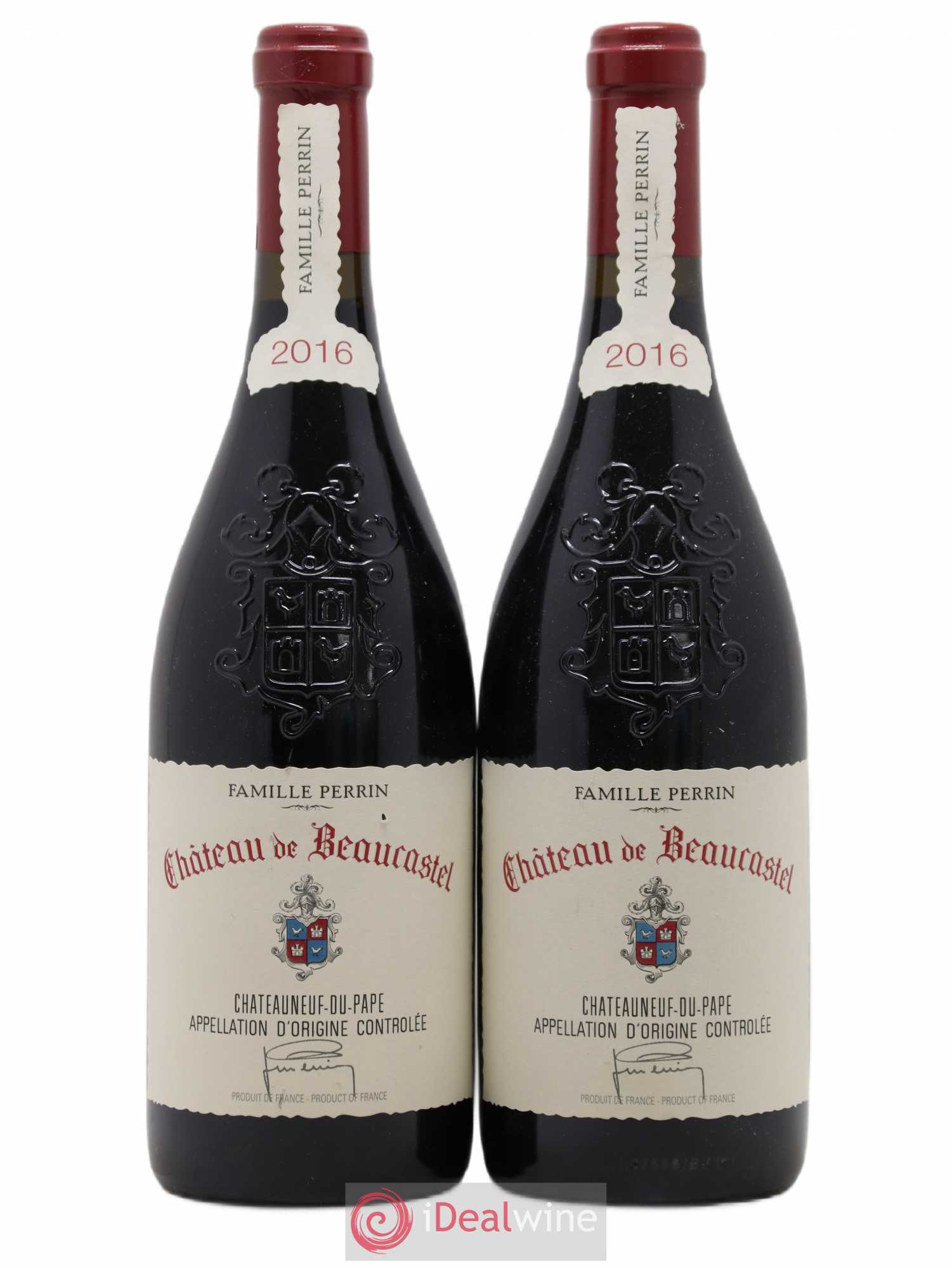 Châteauneuf-du-Pape Château de Beaucastel Famille Perrin 2016 - Lot de 2 bouteilles - 0