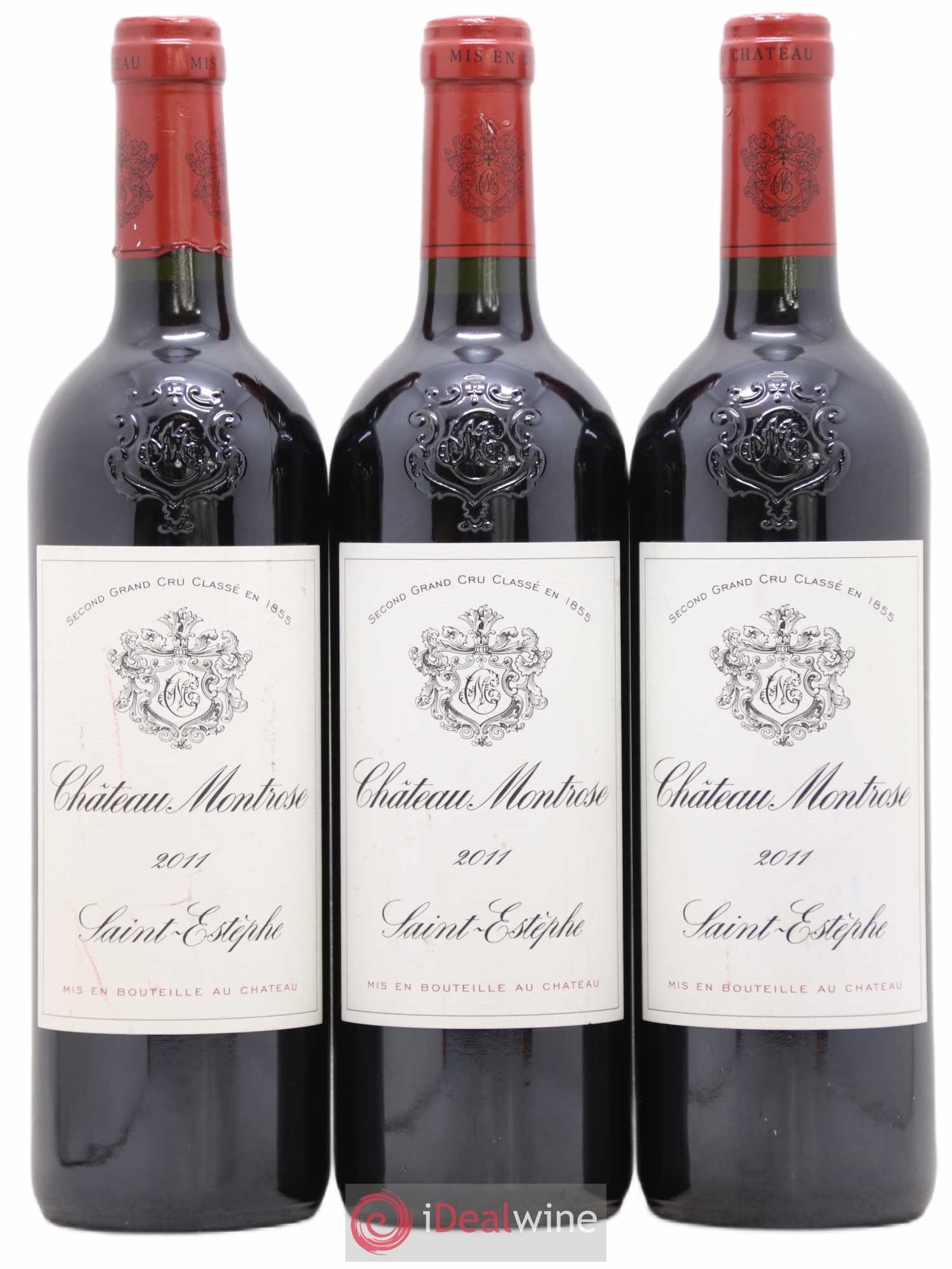 Château Montrose 2ème Grand Cru Classé 2011 - Lot de 3 bouteilles - 0