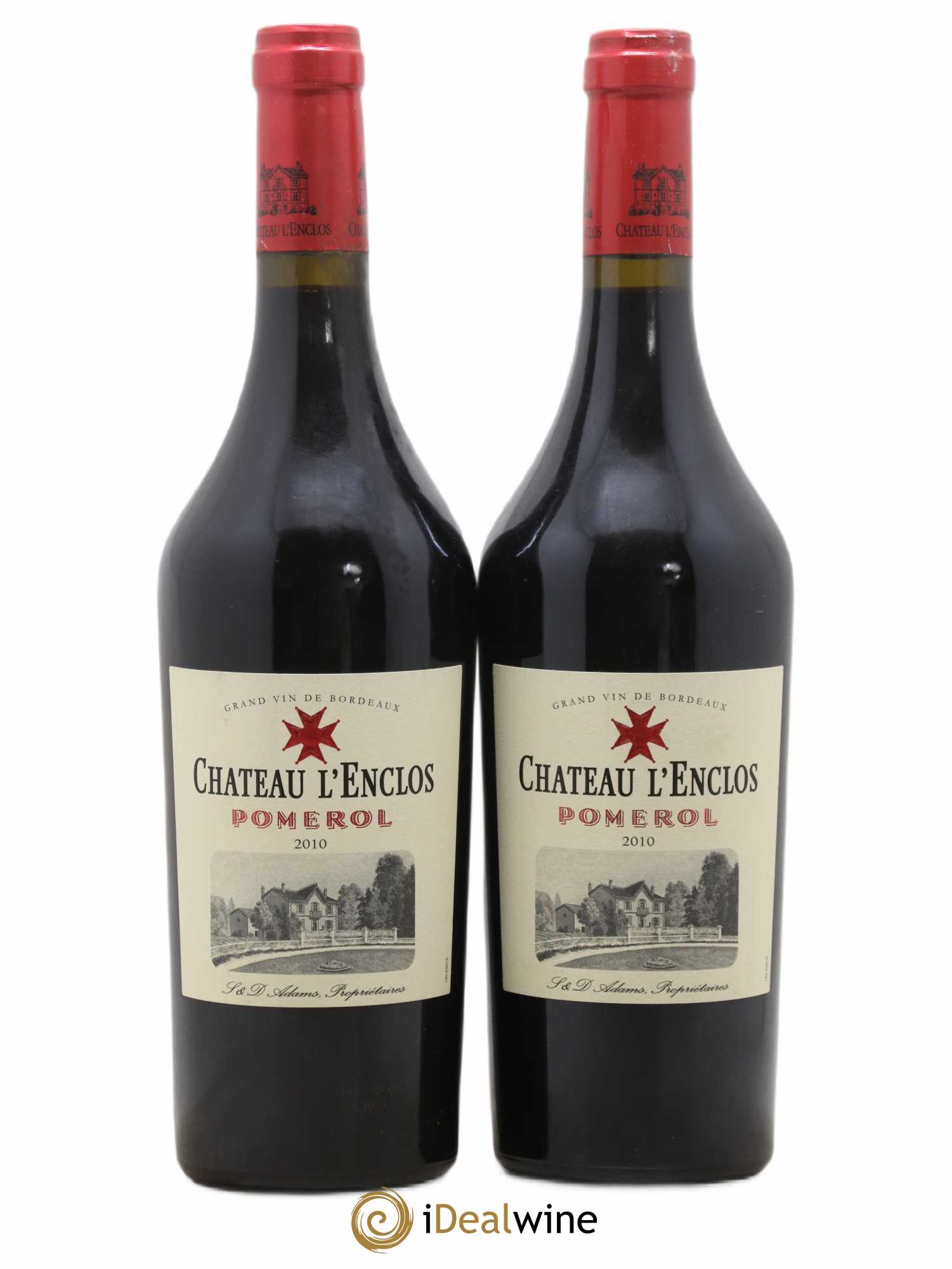 Château l' Enclos 2010 - Lot de 2 bouteilles - 0