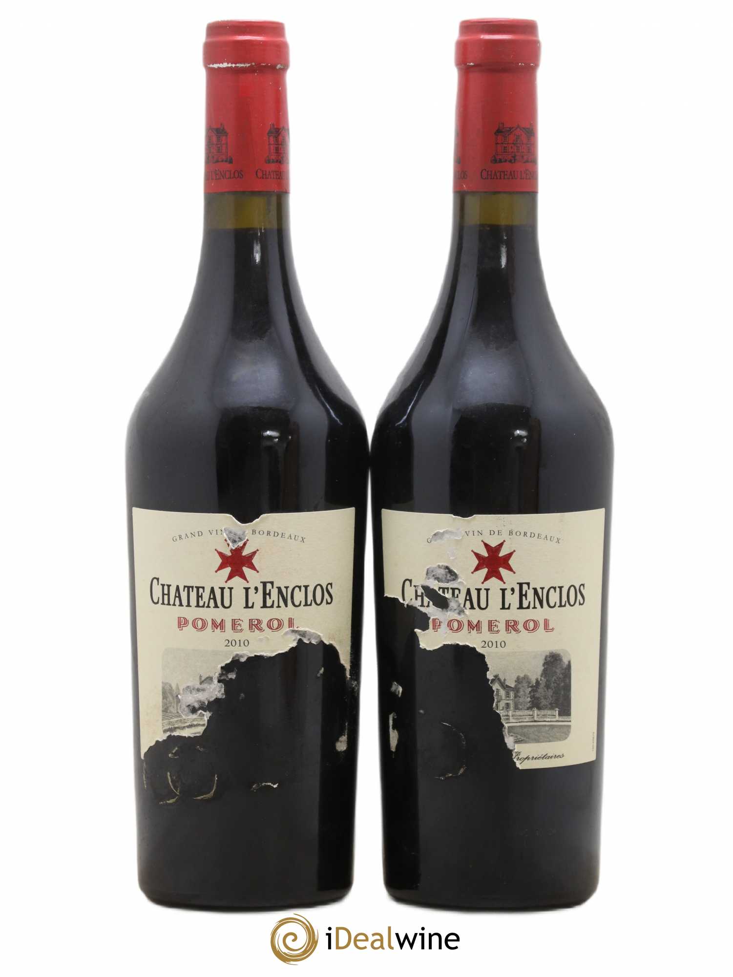 Château l' Enclos 2010 - Lot de 2 bouteilles - 0