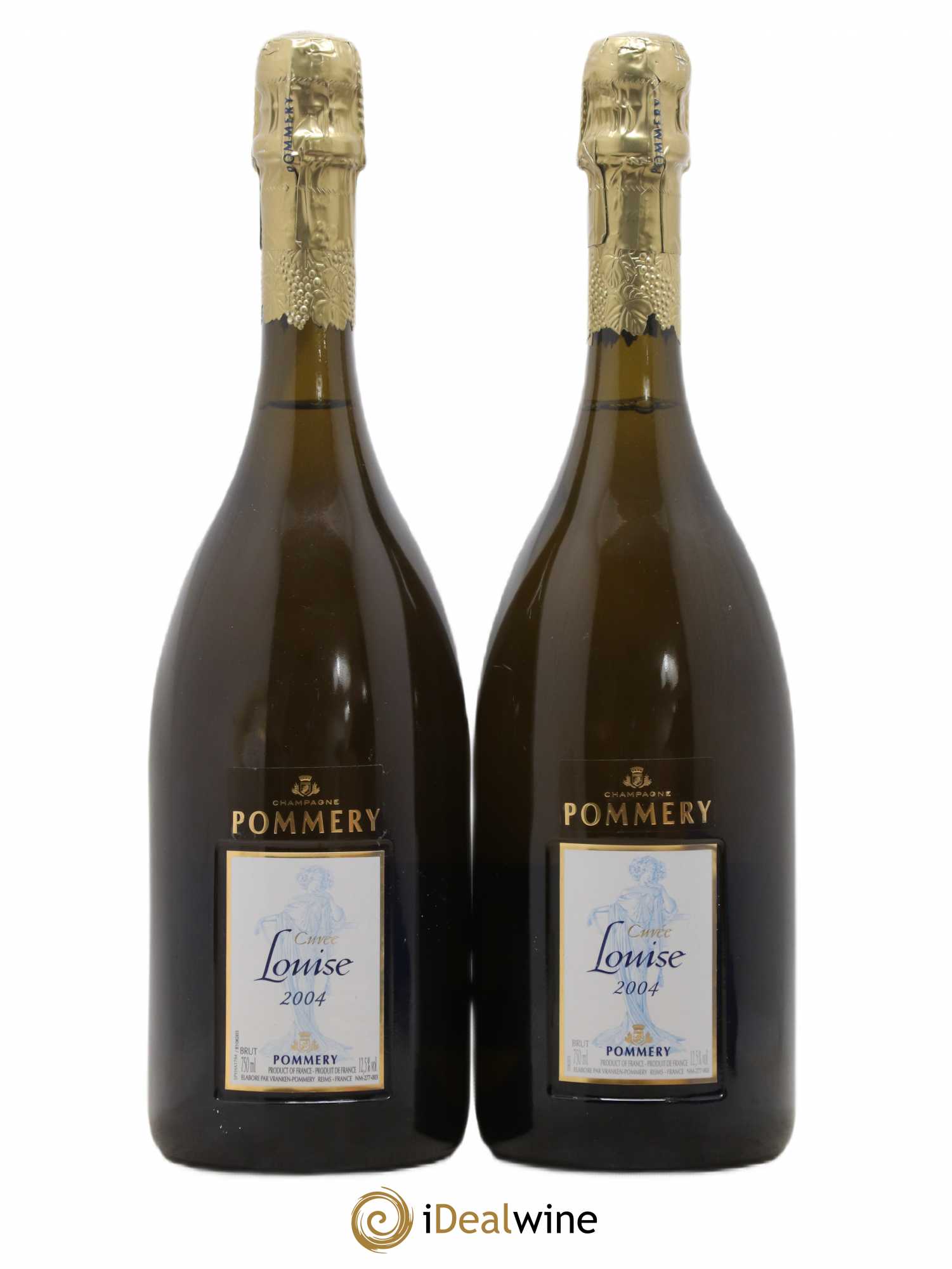 Cuvée Louise Pommery 2004 - Lot de 2 bouteilles - 0