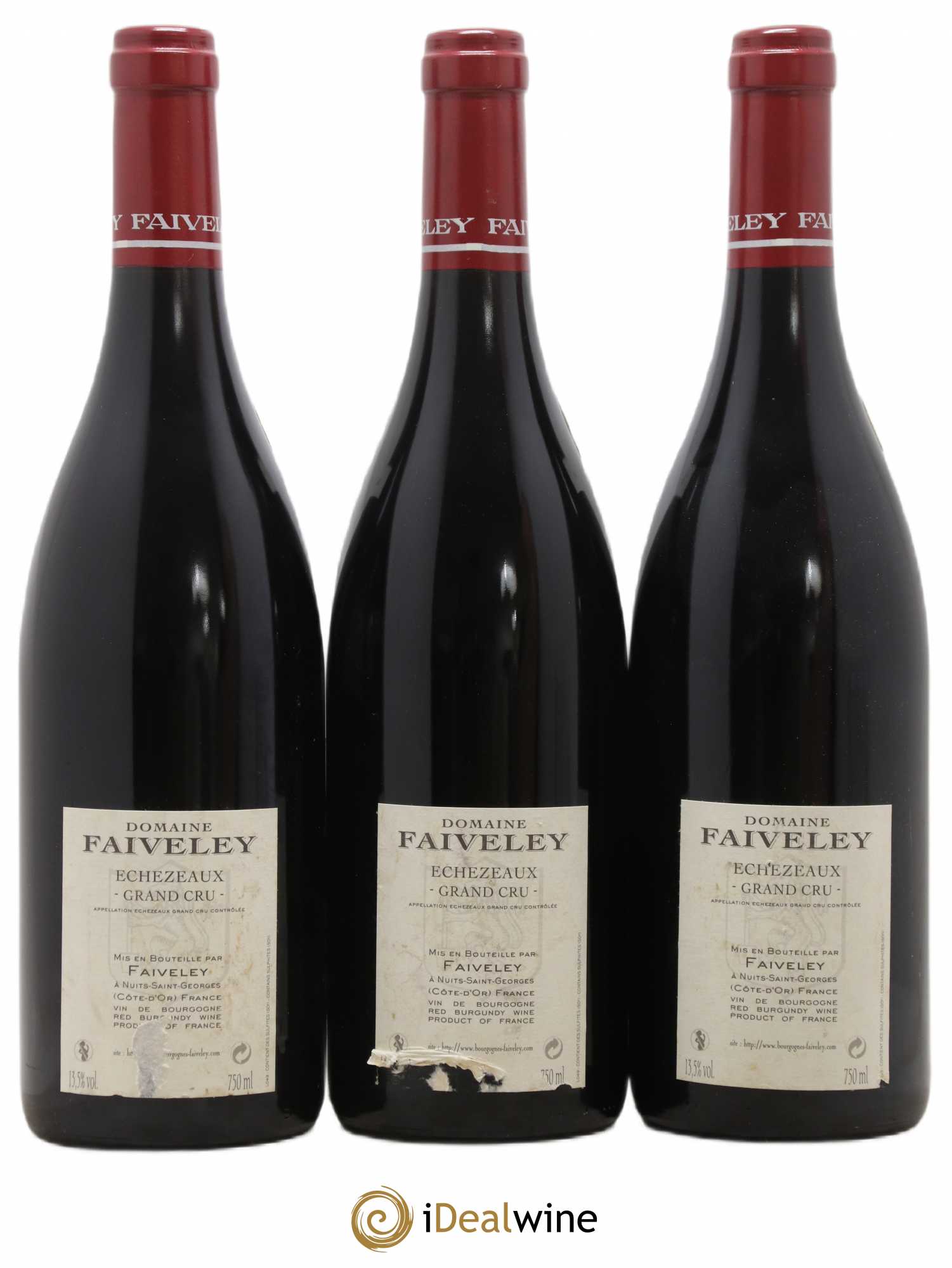 Echezeaux Grand Cru Faiveley 2005 - Lot de 3 bouteilles - 1