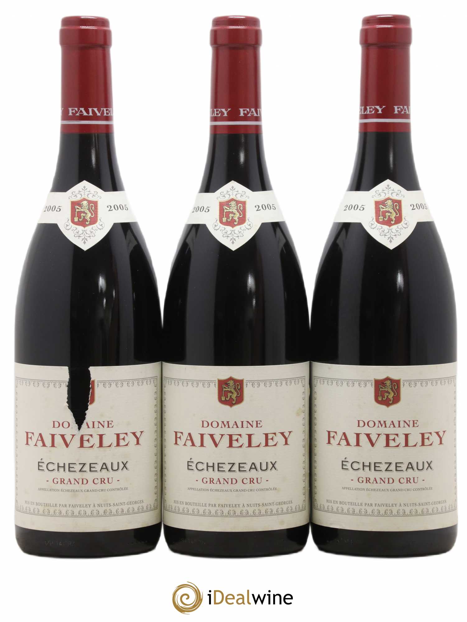 Echezeaux Grand Cru Faiveley 2005 - Lot de 3 bouteilles - 0
