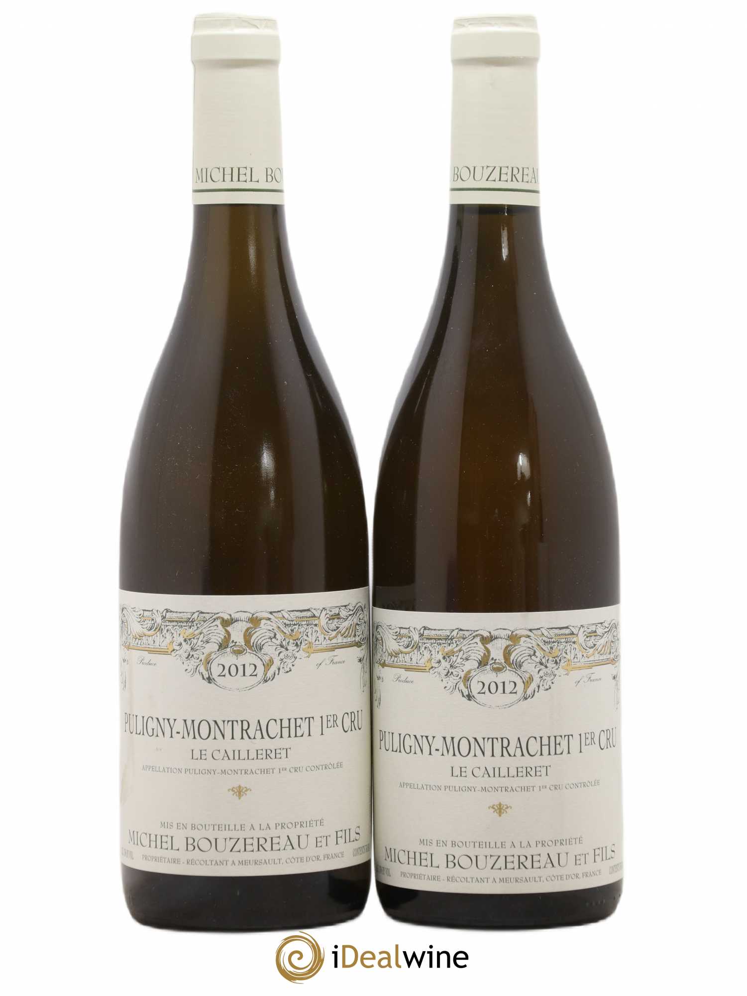 Puligny-Montrachet 1er Cru Le Cailleret Michel Bouzereau et Fils (Domaine) 2012 - Lot de 2 bouteilles - 0