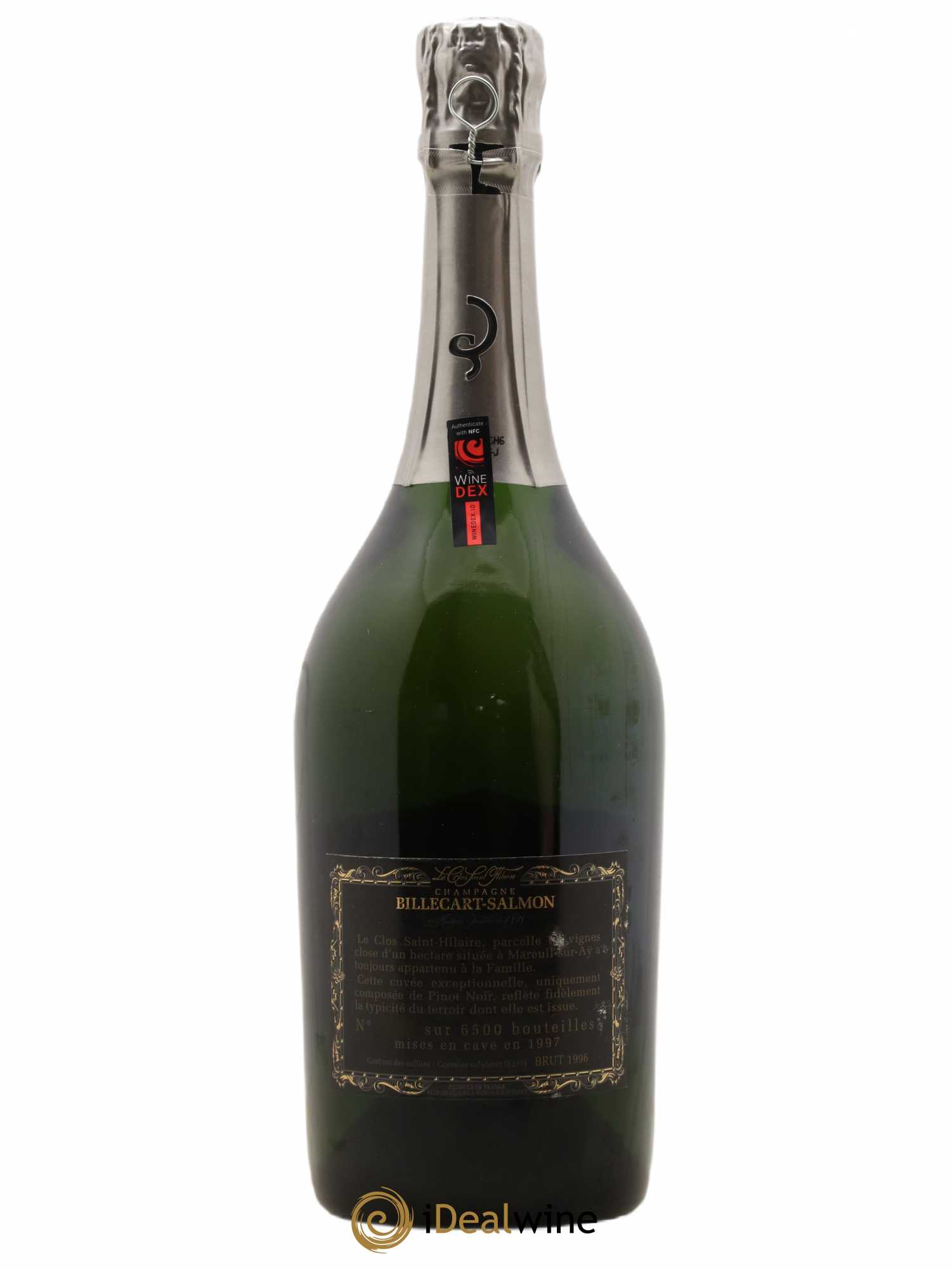 Le Clos Saint-Hilaire Billecart-Salmon 1996 - Lot de 1 bouteille - 1