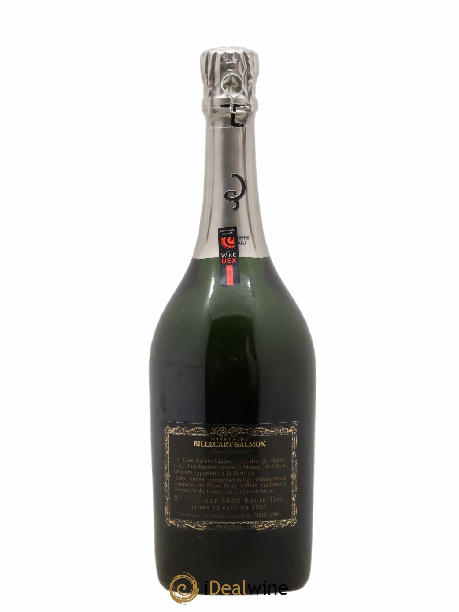 Le Clos Saint-Hilaire Billecart-Salmon 1996 - Lot de 1 bouteille - 1