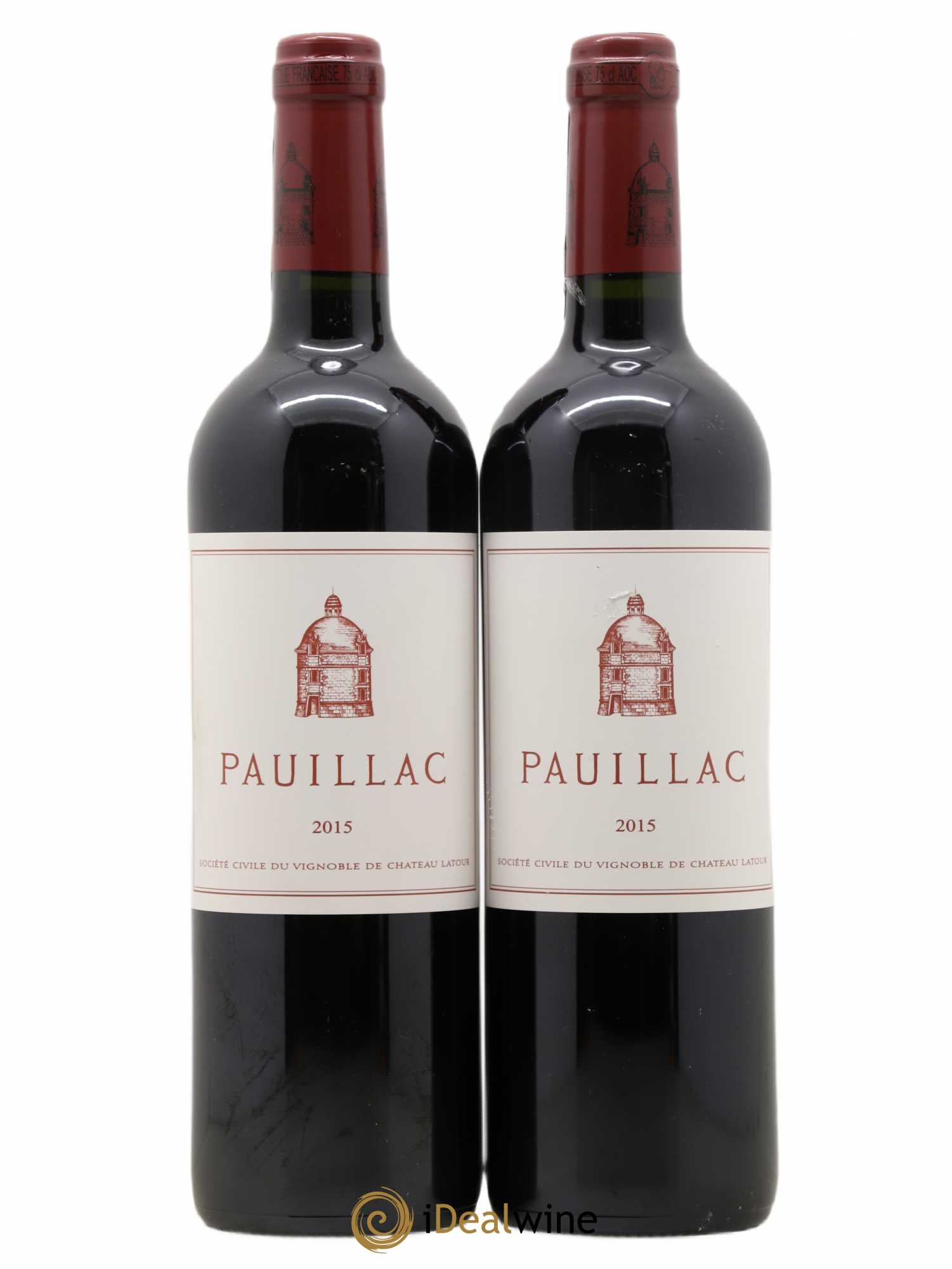 Pauillac de Château Latour 2015 - Lot de 2 bouteilles - 0
