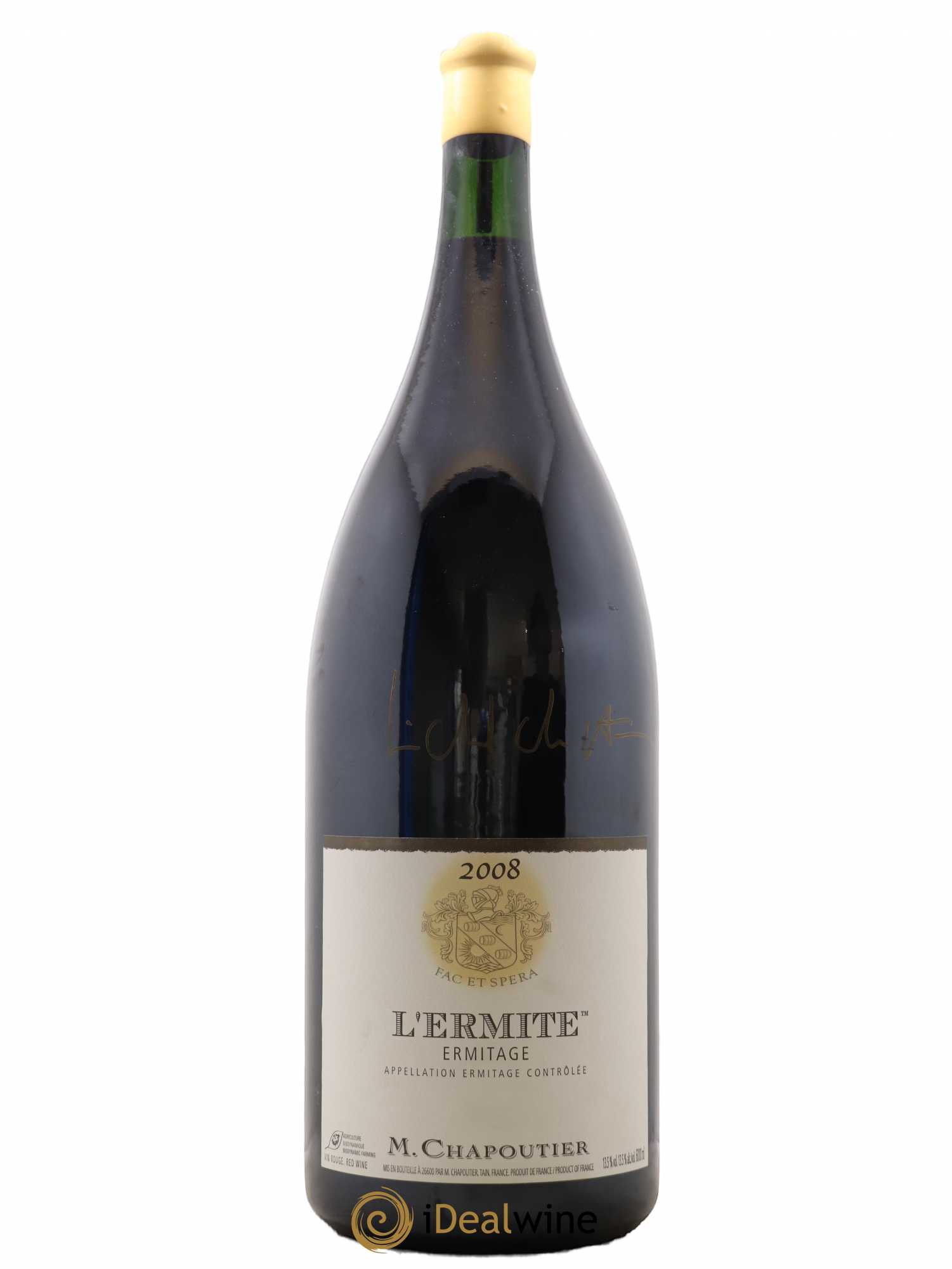 Hermitage Ermitage l'Ermite Chapoutier 2008 - Lot de 1 mathusalem - 0