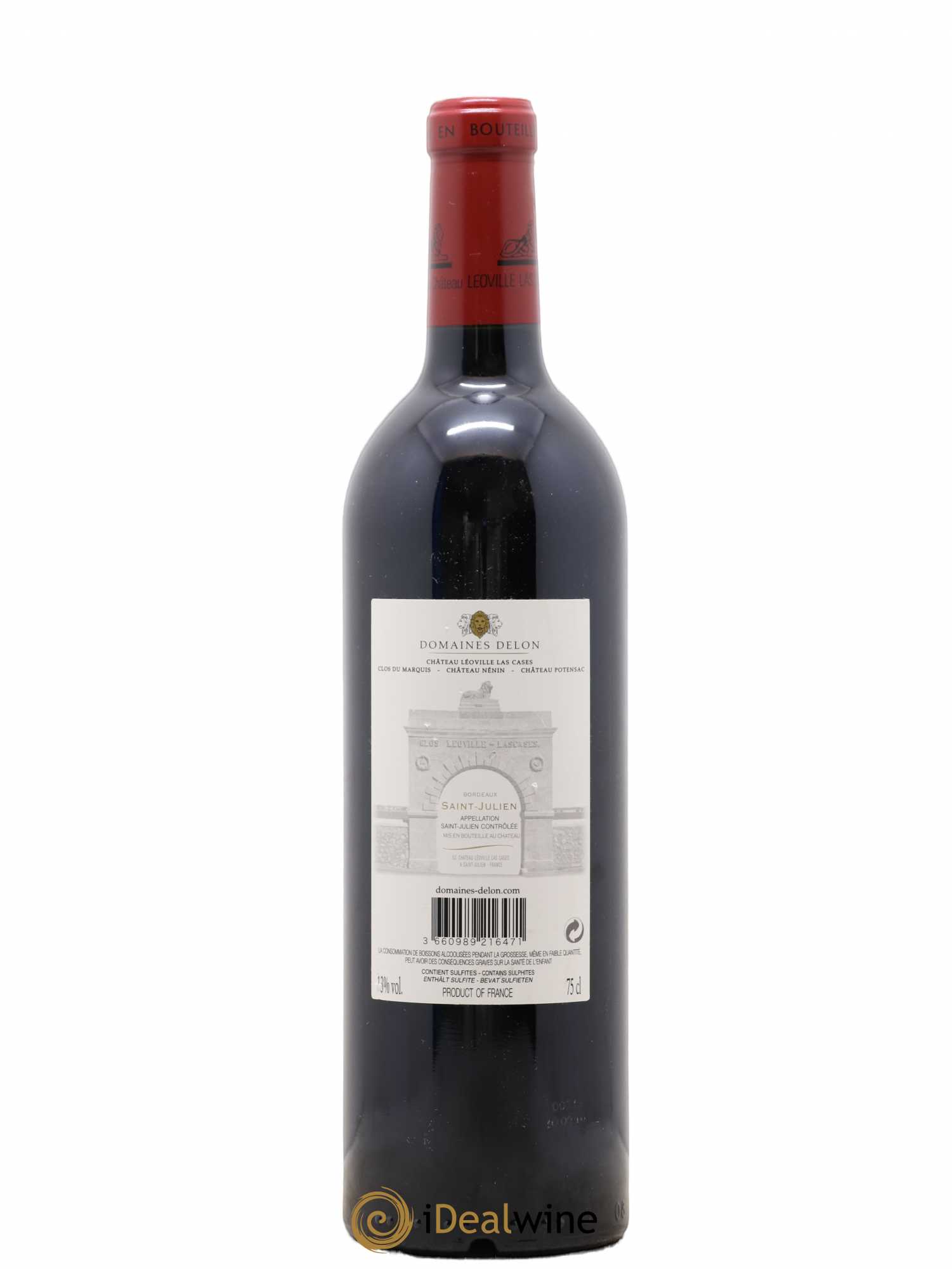 Château Léoville Las Cases 2ème Grand Cru Classé 2017 - Lot de 1 bouteille - 1