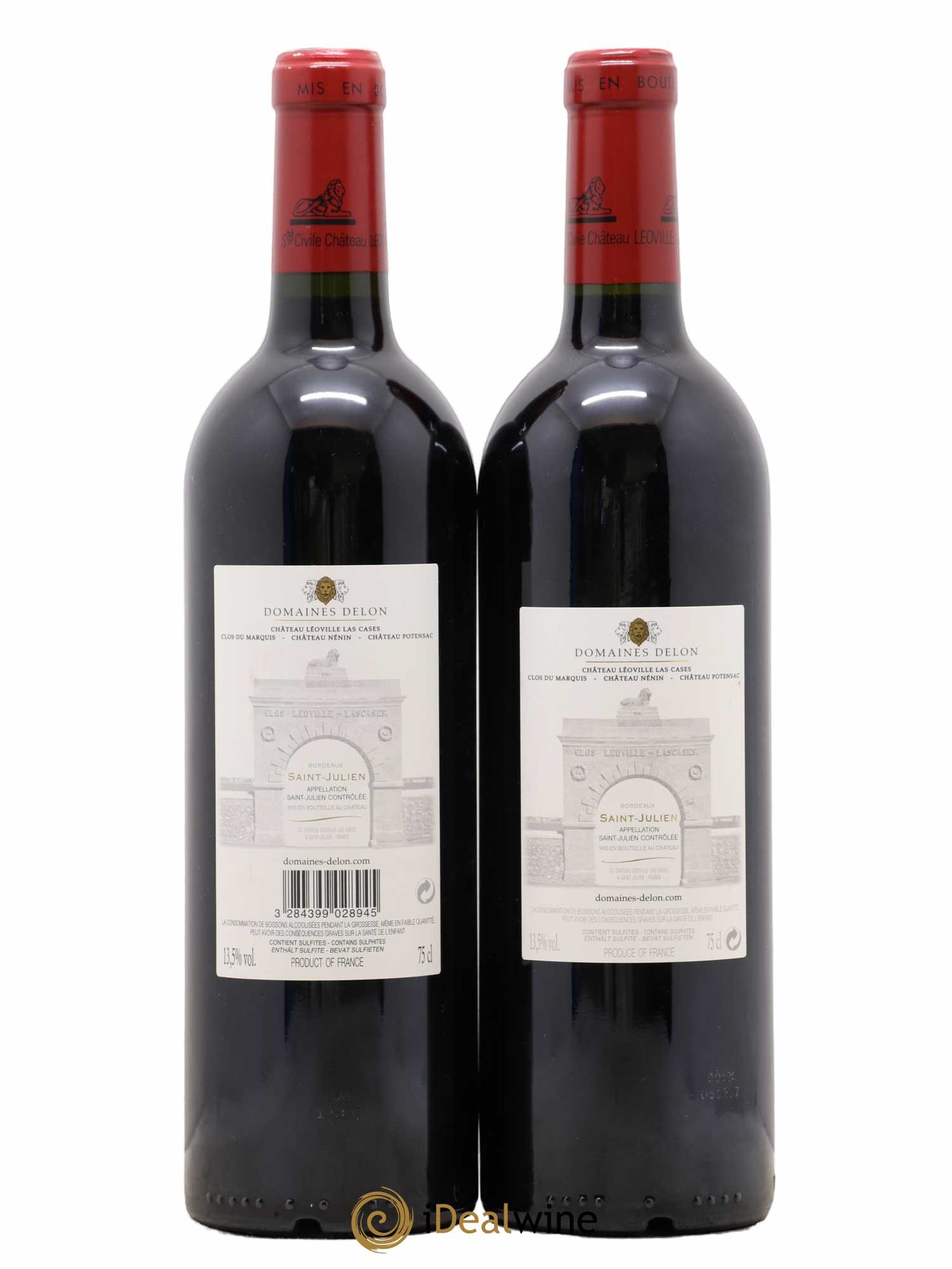 Château Léoville Las Cases 2ème Grand Cru Classé 2015 - Lot de 2 bouteilles - 1