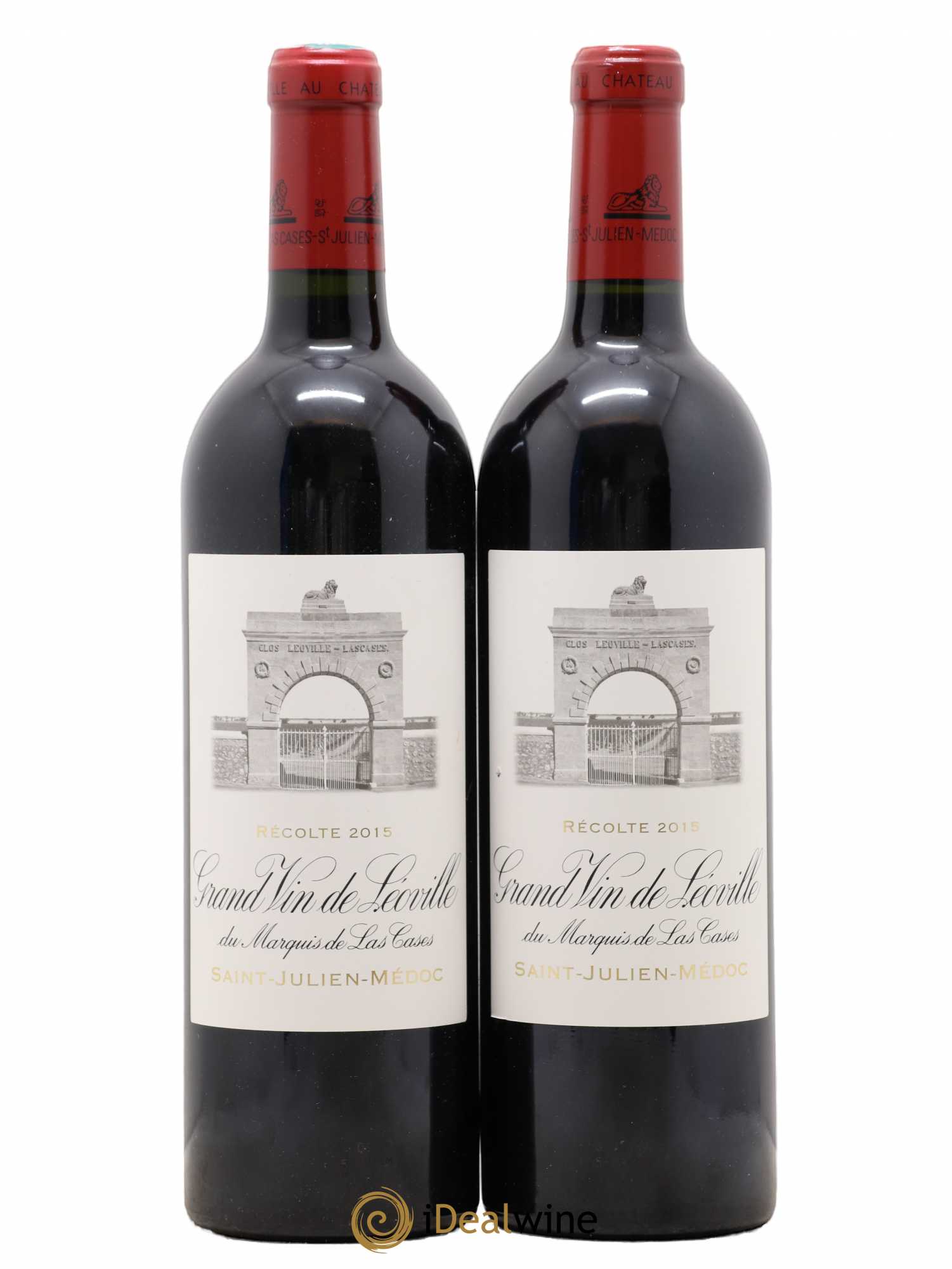 Château Léoville Las Cases 2ème Grand Cru Classé 2015 - Lot de 2 bouteilles - 0