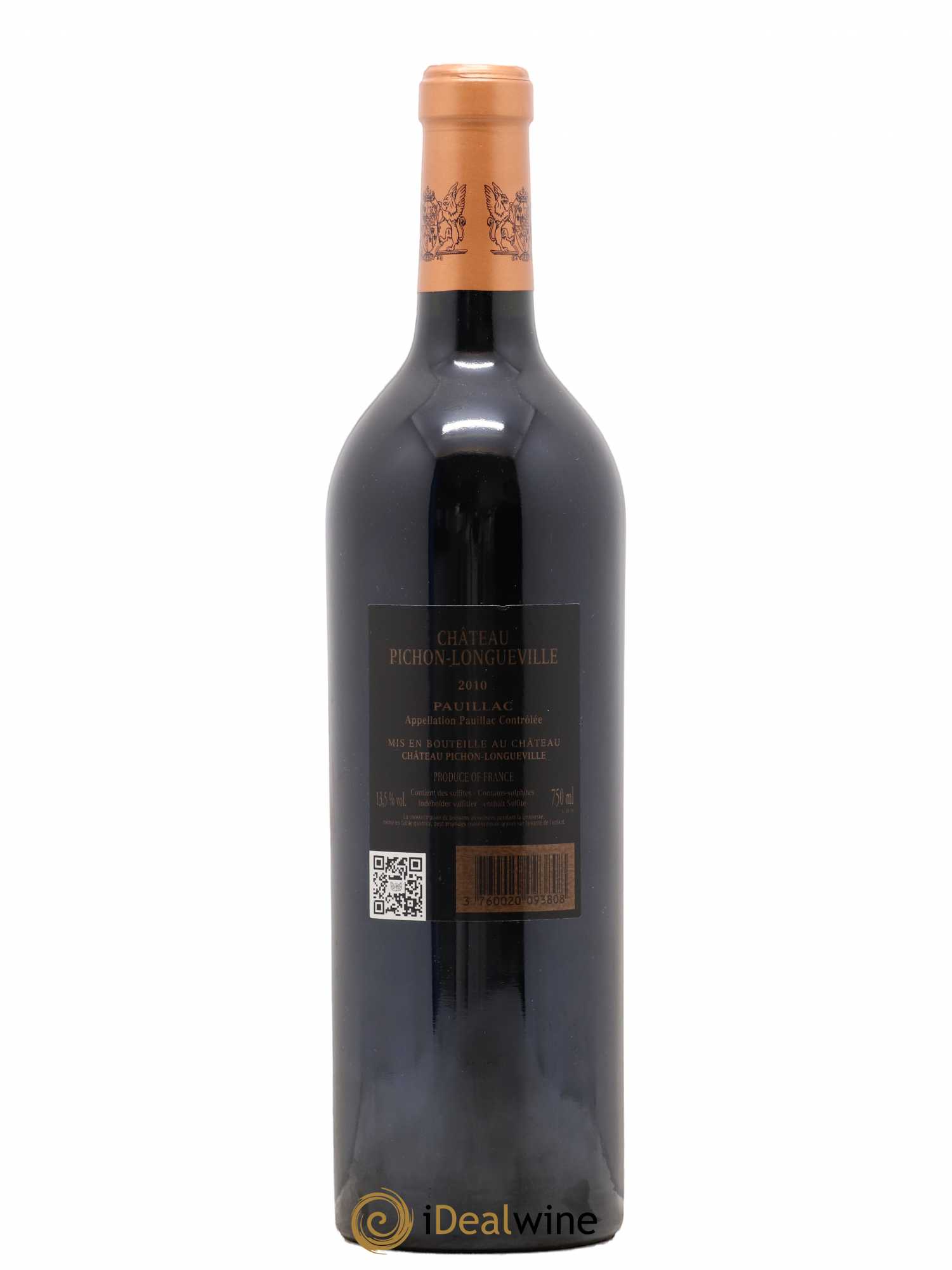 Pichon Longueville Baron 2ème Grand Cru Classé 2010 - Lot de 1 bouteille - 1