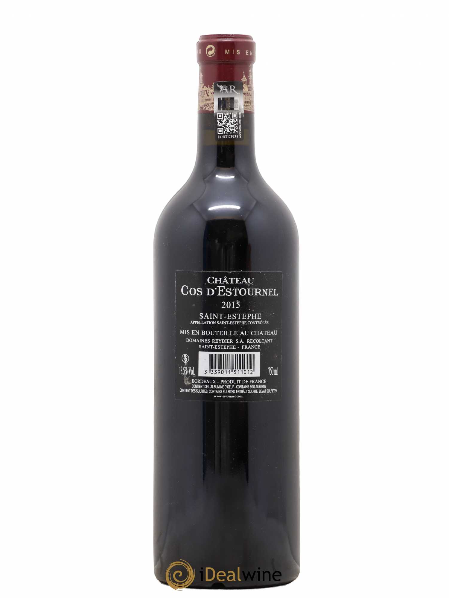 Cos d'Estournel 2ème Grand Cru Classé 2015 - Lot de 1 bouteille - 1