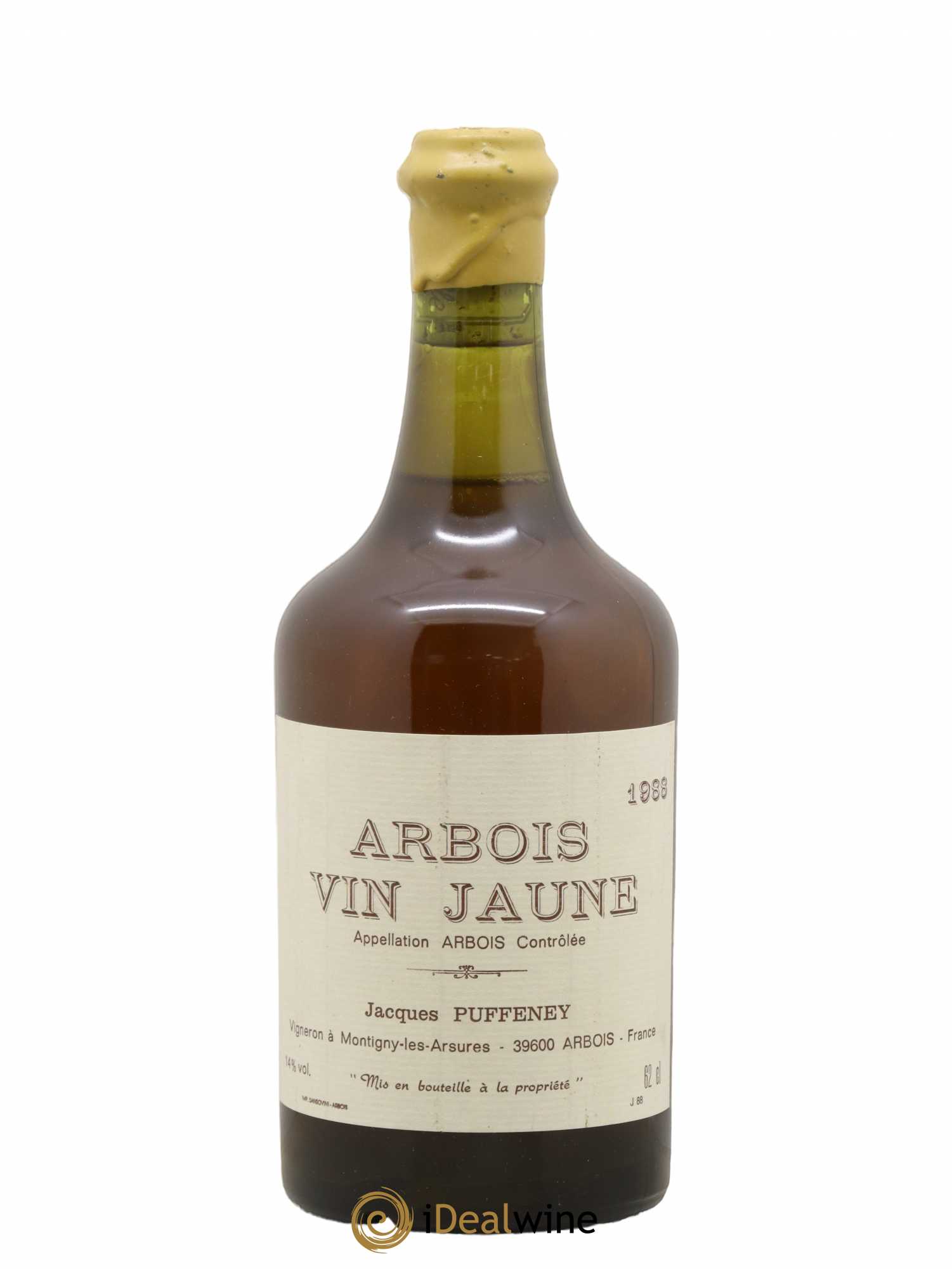 Arbois Vin Jaune Jacques Puffeney 1988 - Lot de 1 bouteille - 0