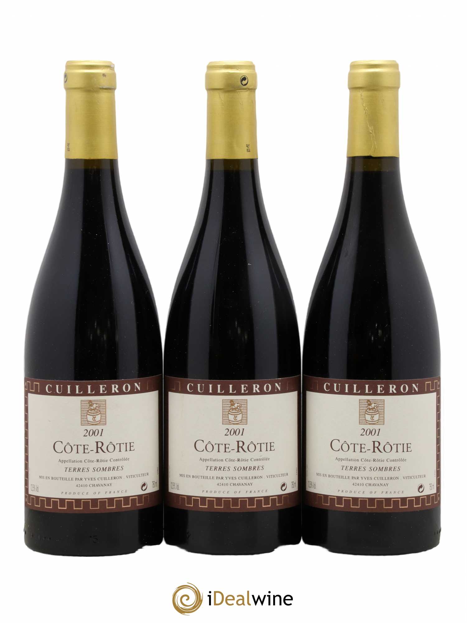Côte-Rôtie Terres Sombres Yves Cuilleron (Domaine) 2001 - Lot de 6 bouteilles - 1