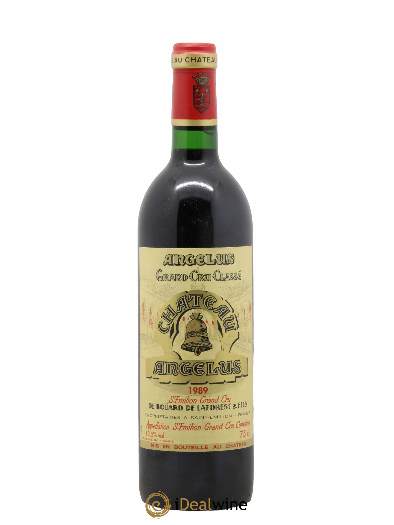 Château Angélus 1er Grand Cru Classé A 1989 - Lot de 1 bouteille - 0
