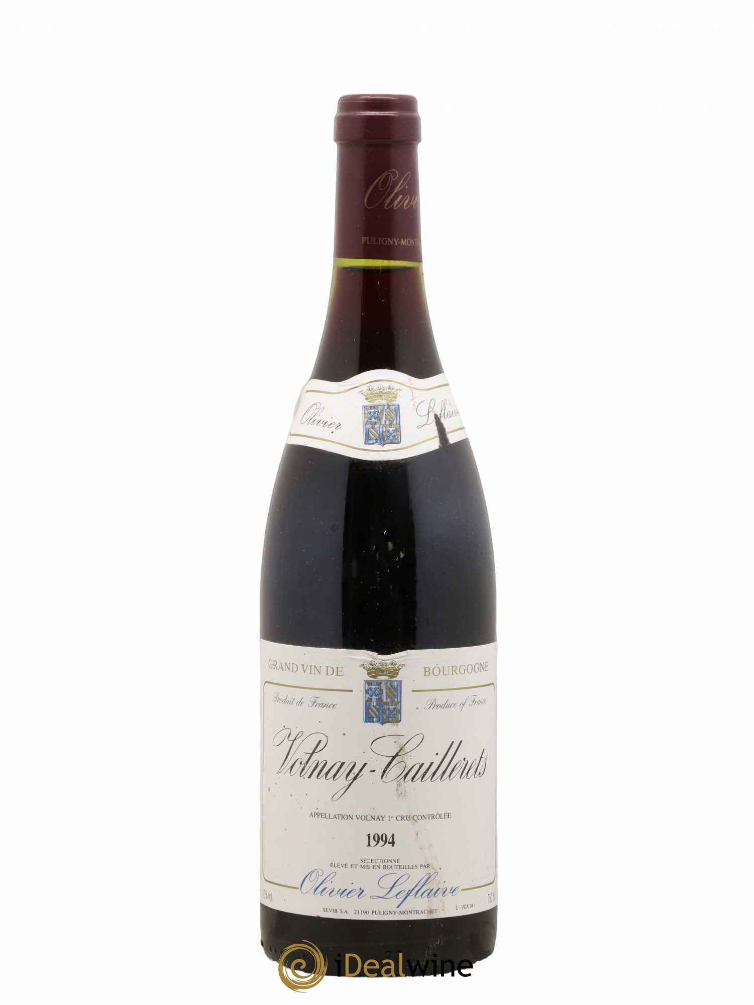 Volnay 1er Cru Cailelret Olivier Leflaive 1994 - Posten von 1 Flasche - 0