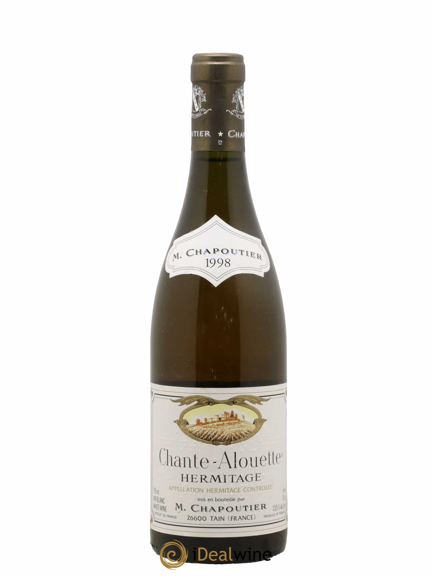 Hermitage Chante Alouette Chapoutier 1998 - Lot de 1 bouteille - 0