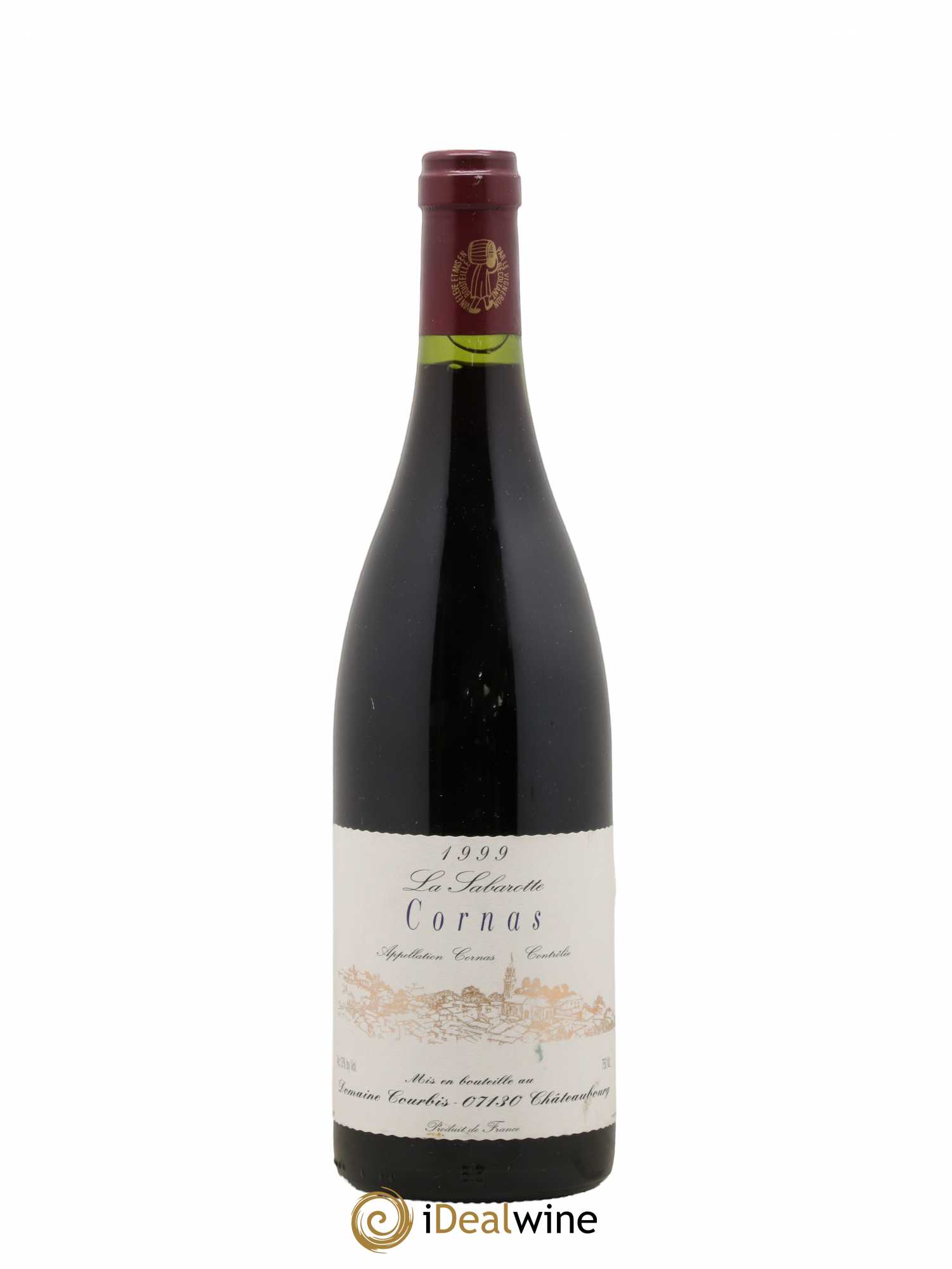 Cornas La Sabarotte Courbis 1999 - Lot de 1 bouteille - 0