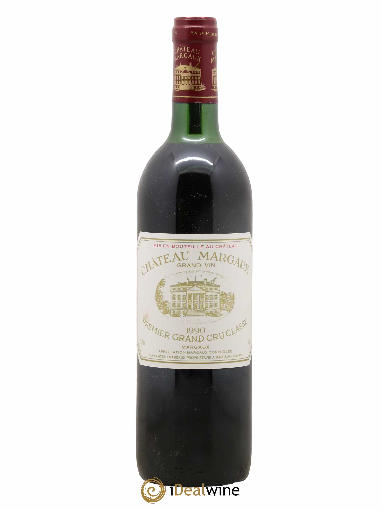 Château Margaux 1er Grand Cru Classé 1990 - Lot de 1 bouteille - 0