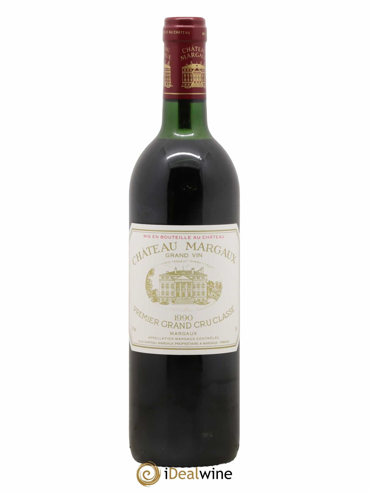 Château Margaux 1er Grand Cru Classé 1990 - Lot de 1 bouteille - 0