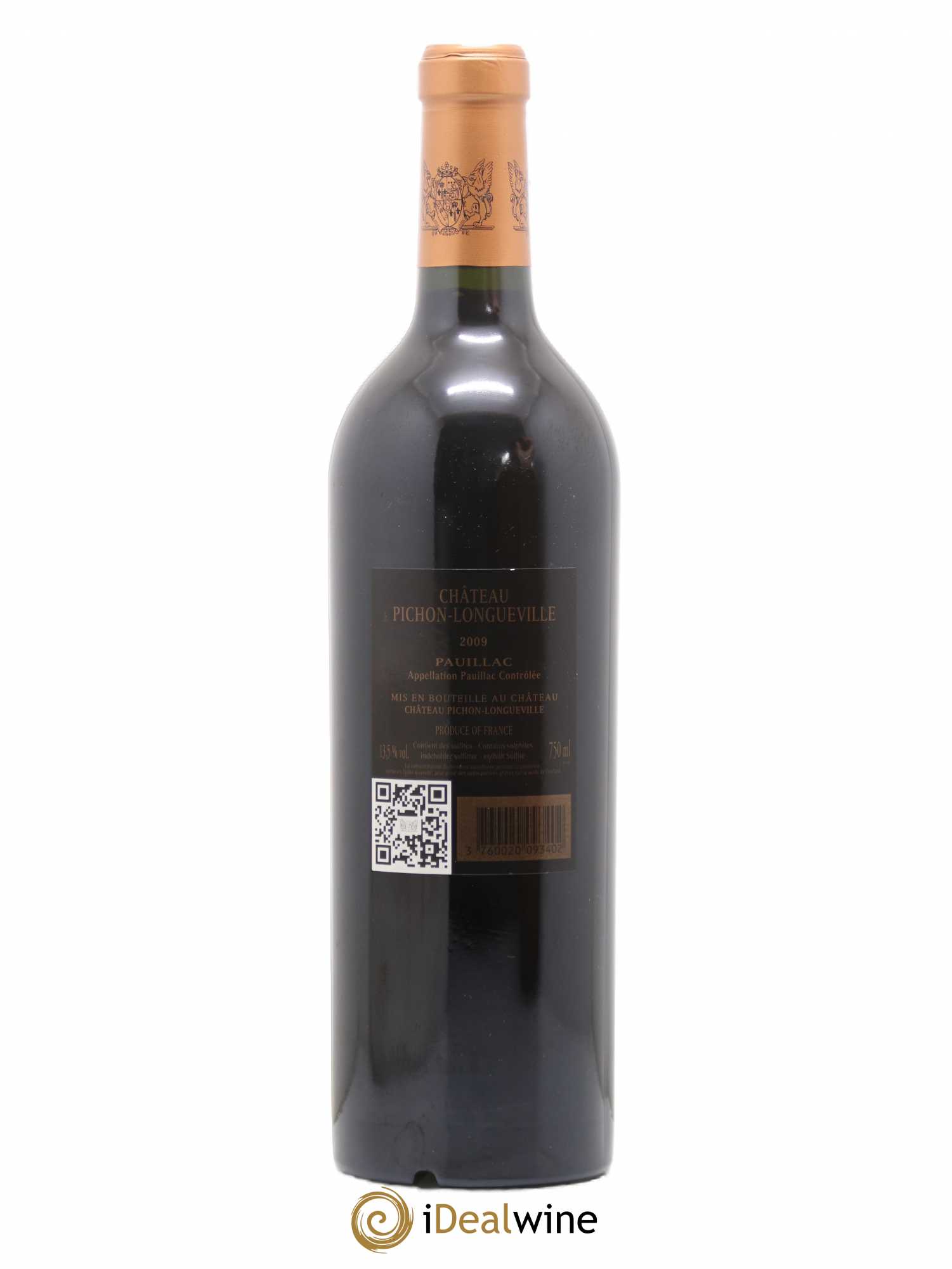 Pichon Longueville Baron 2ème Grand Cru Classé 2009 - Lot de 1 bouteille - 1