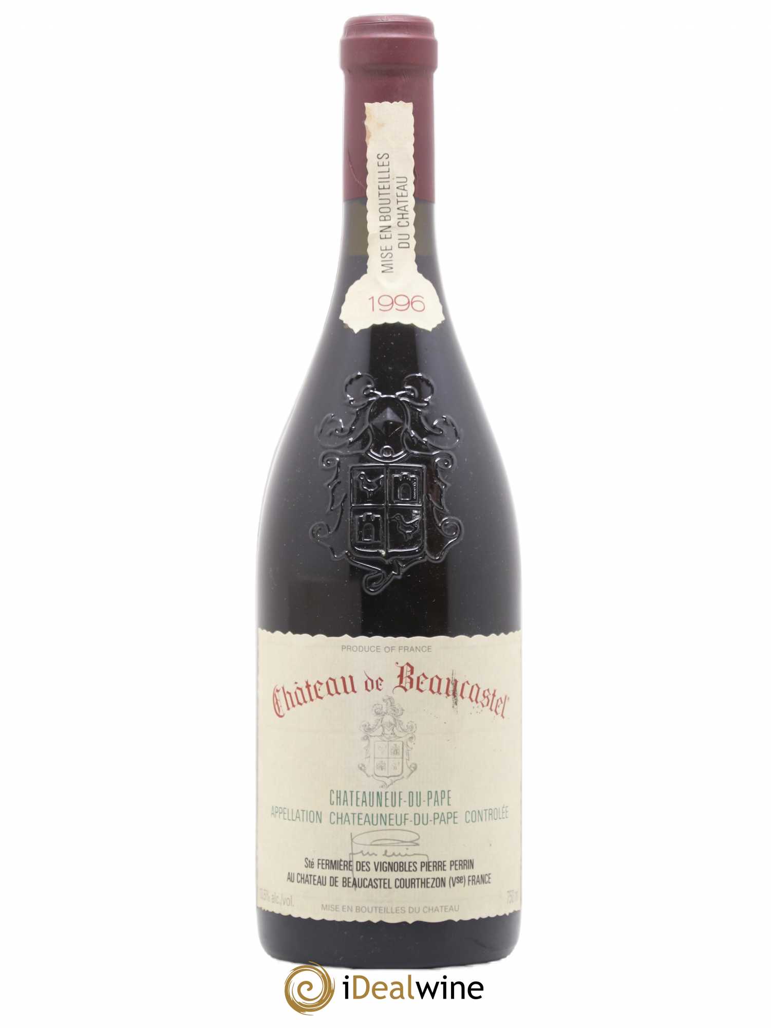 Châteauneuf-du-Pape Château de Beaucastel Famille Perrin 1996 - Lot de 1 bouteille - 0