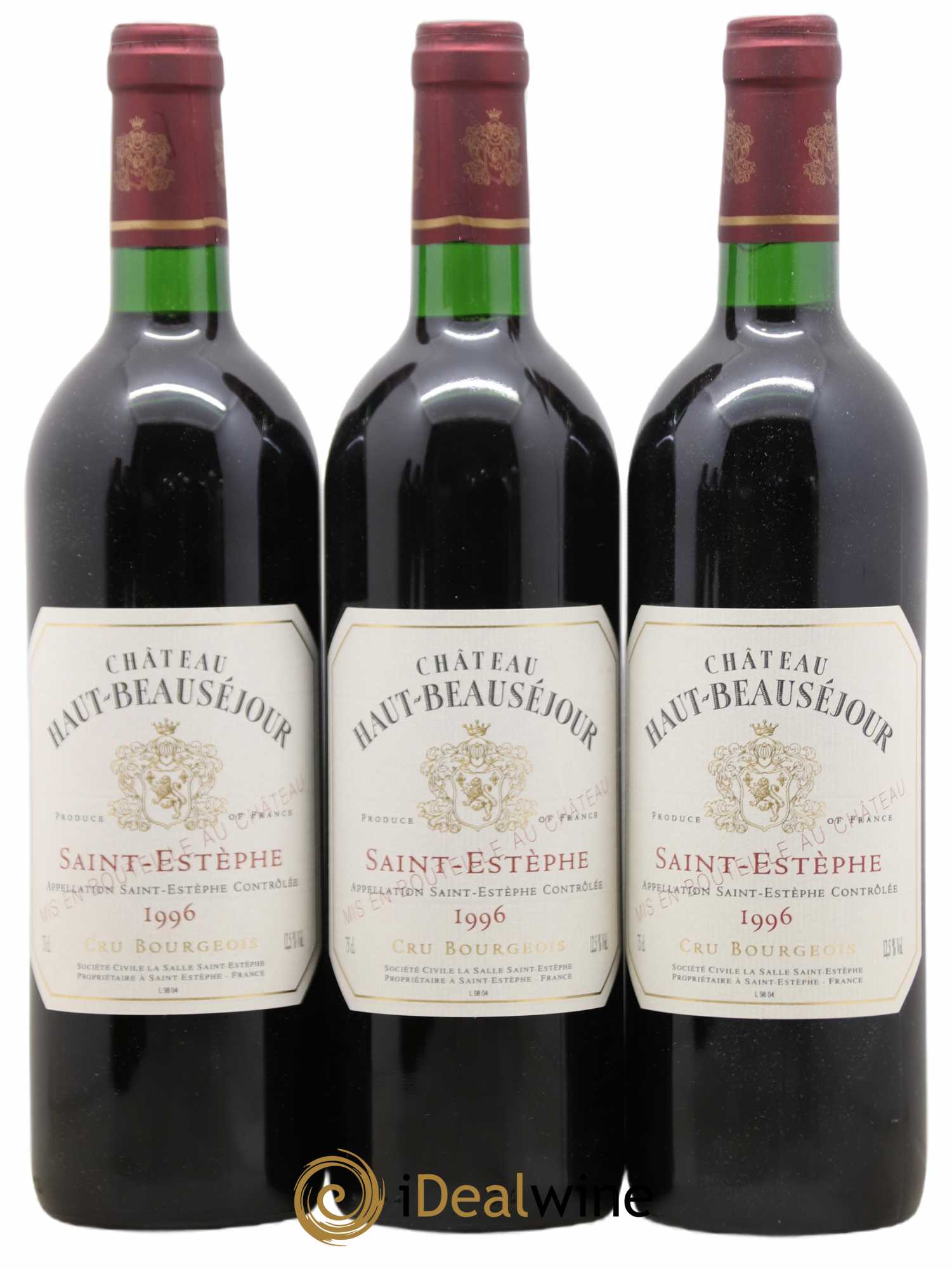 Château Haut Beauséjour Cru Bourgeois 1996 - Lot de 6 bouteilles - 2