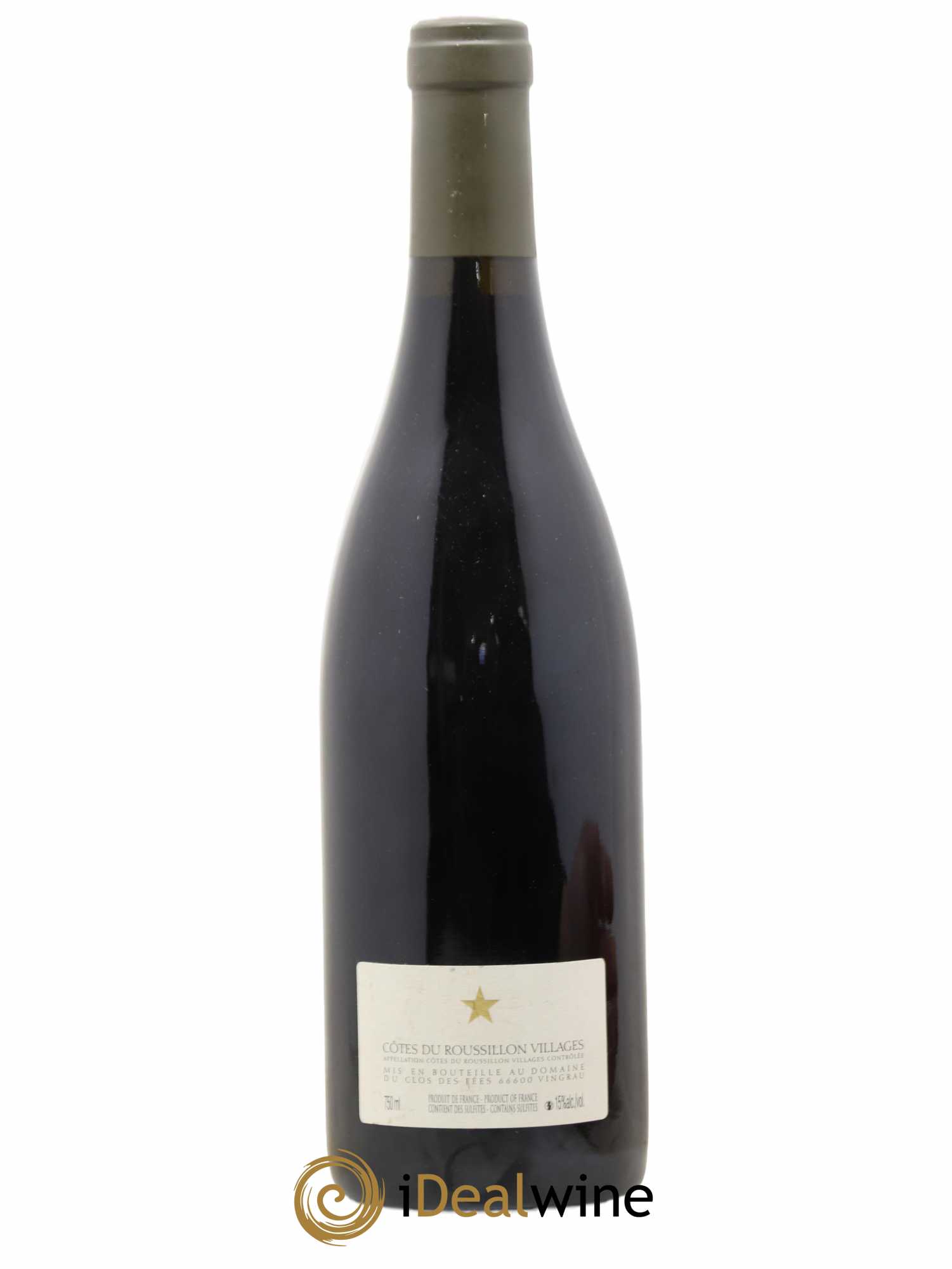 Côtes du Roussillon Villages Clos des Fées Hervé Bizeul 2012 - Lot de 1 bouteille - 1