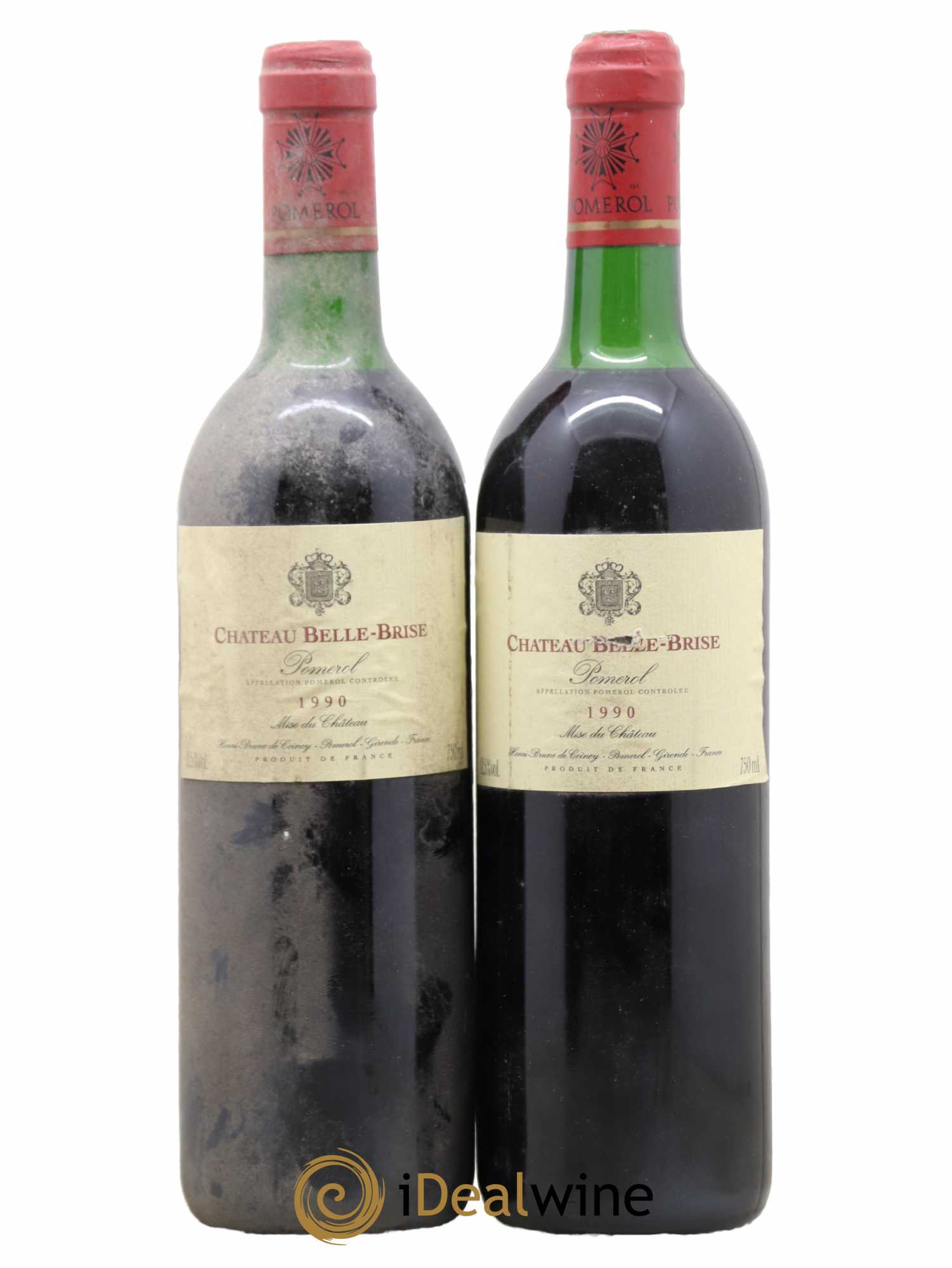 Château Belle-Brise 1990 - Lot de 2 bouteilles - 0