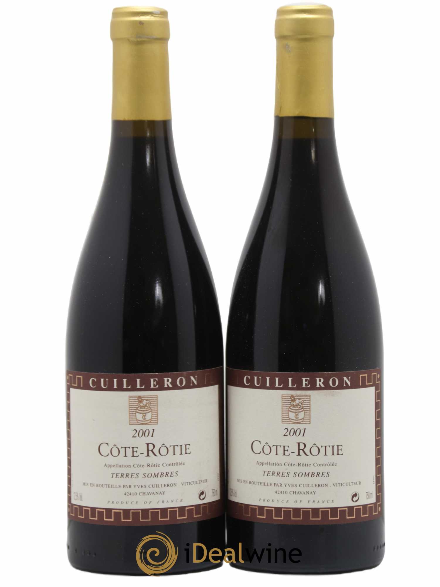 Côte-Rôtie Terres Sombres Yves Cuilleron (Domaine) 2001 - Lot de 2 bouteilles - 0