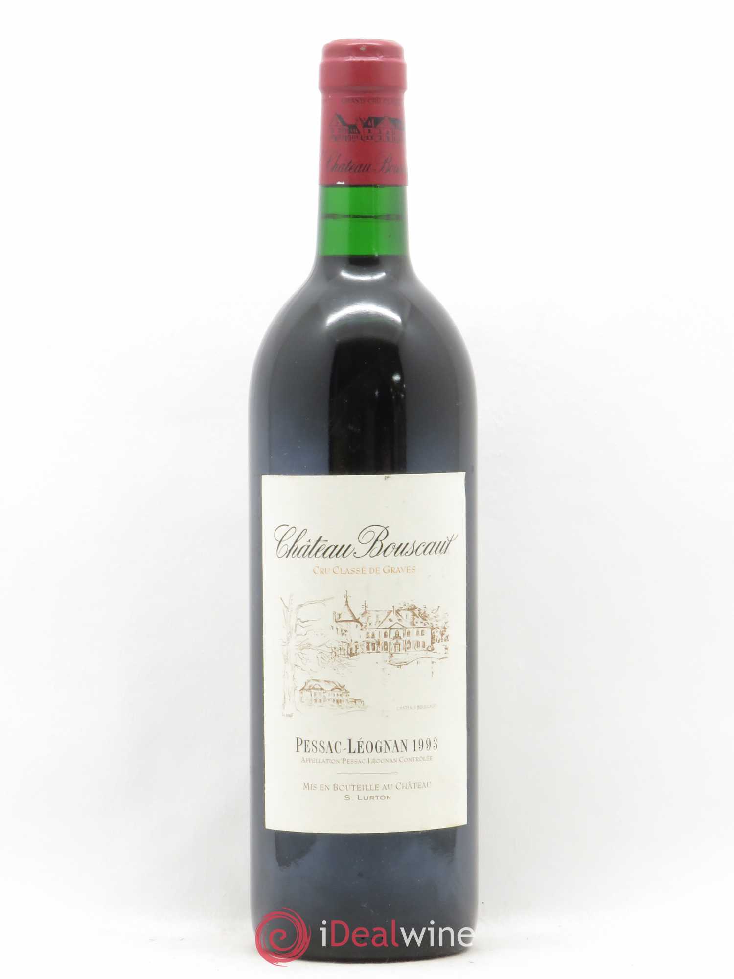 Château Bouscaut Cru Classé de Graves 1993 - Lot de 1 bouteille - 0