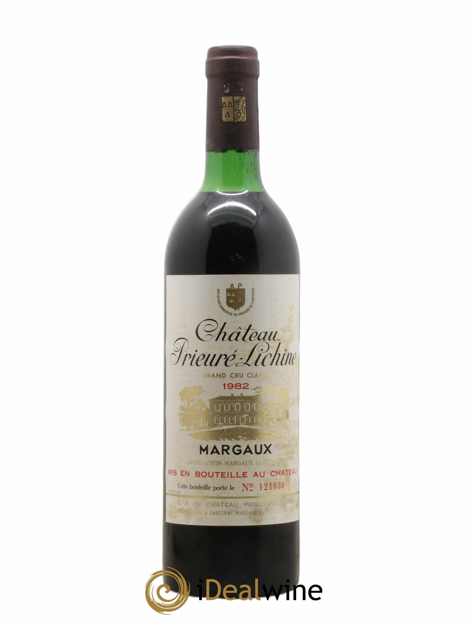 Château Prieuré Lichine 4ème Grand Cru Classé 1982 - Lot de 1 bouteille - 0