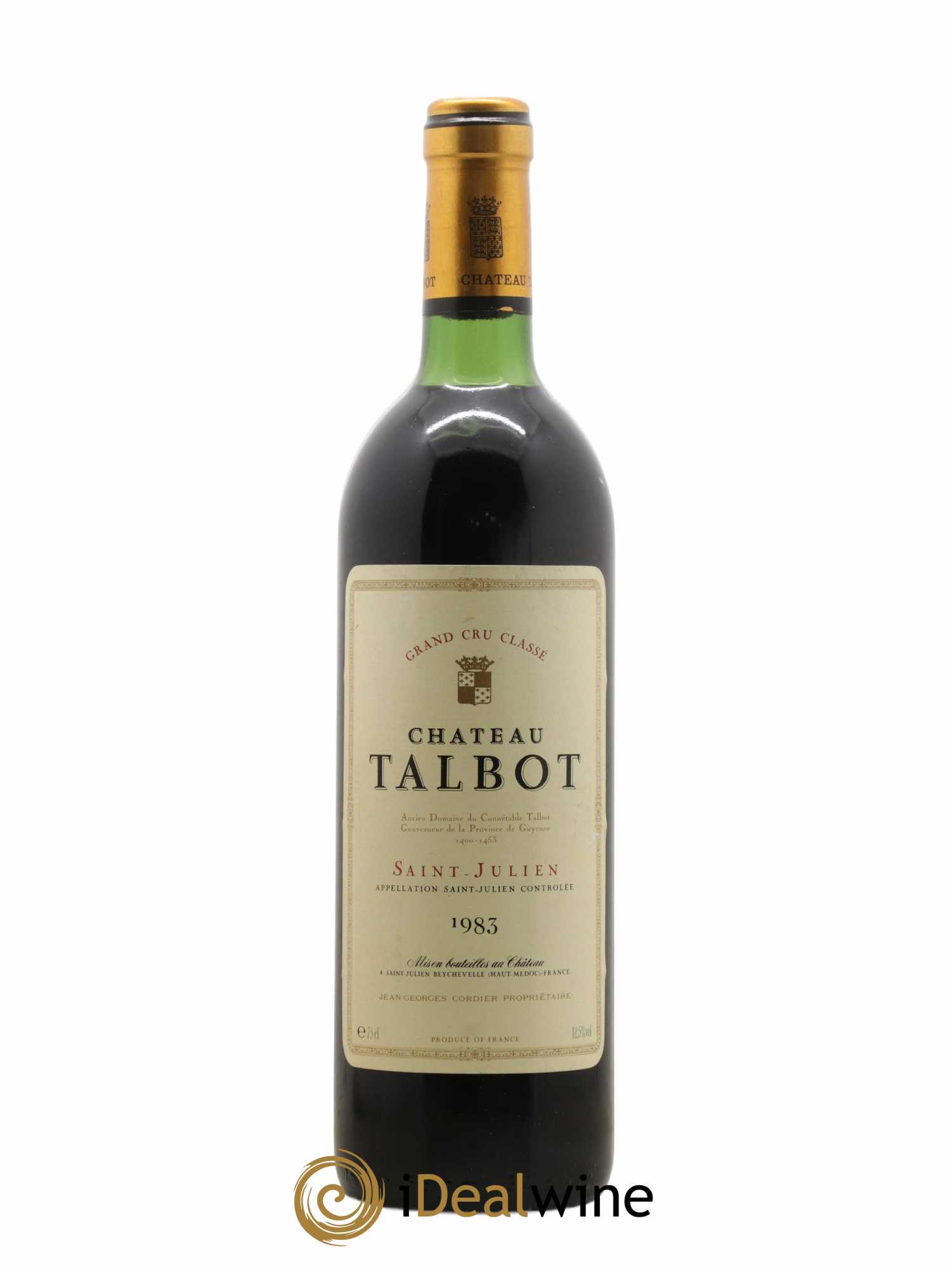 Château Talbot 4ème Grand Cru Classé 1983 - Lot de 1 bouteille - 0