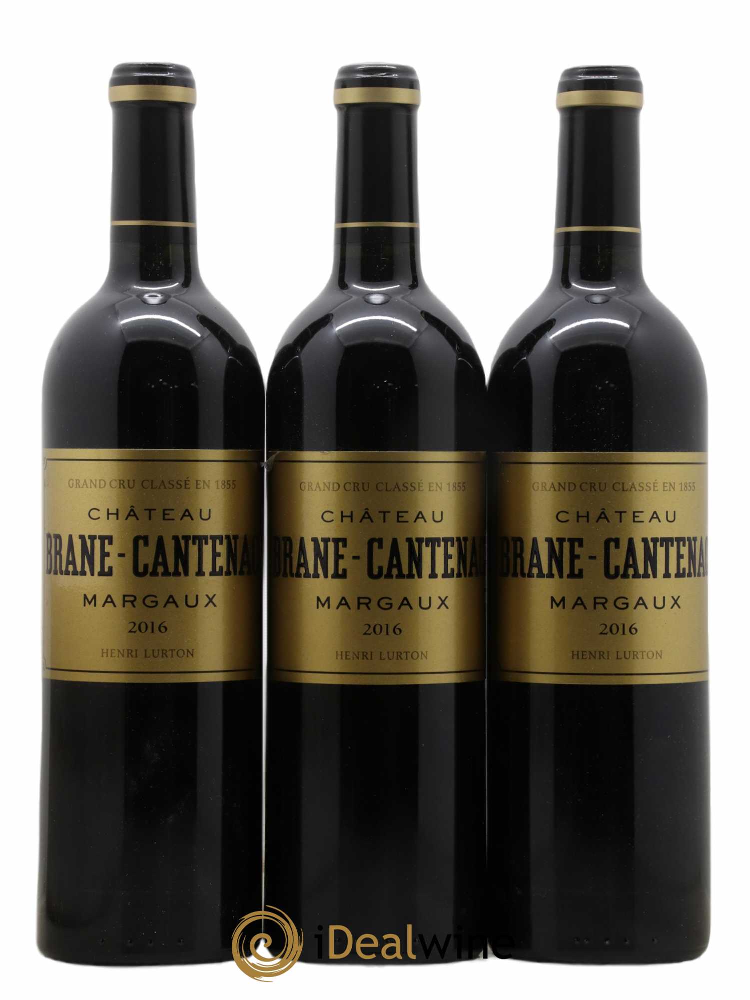 Château Brane Cantenac 2ème Grand Cru Classé 2016 - Lot de 3 bouteilles - 0