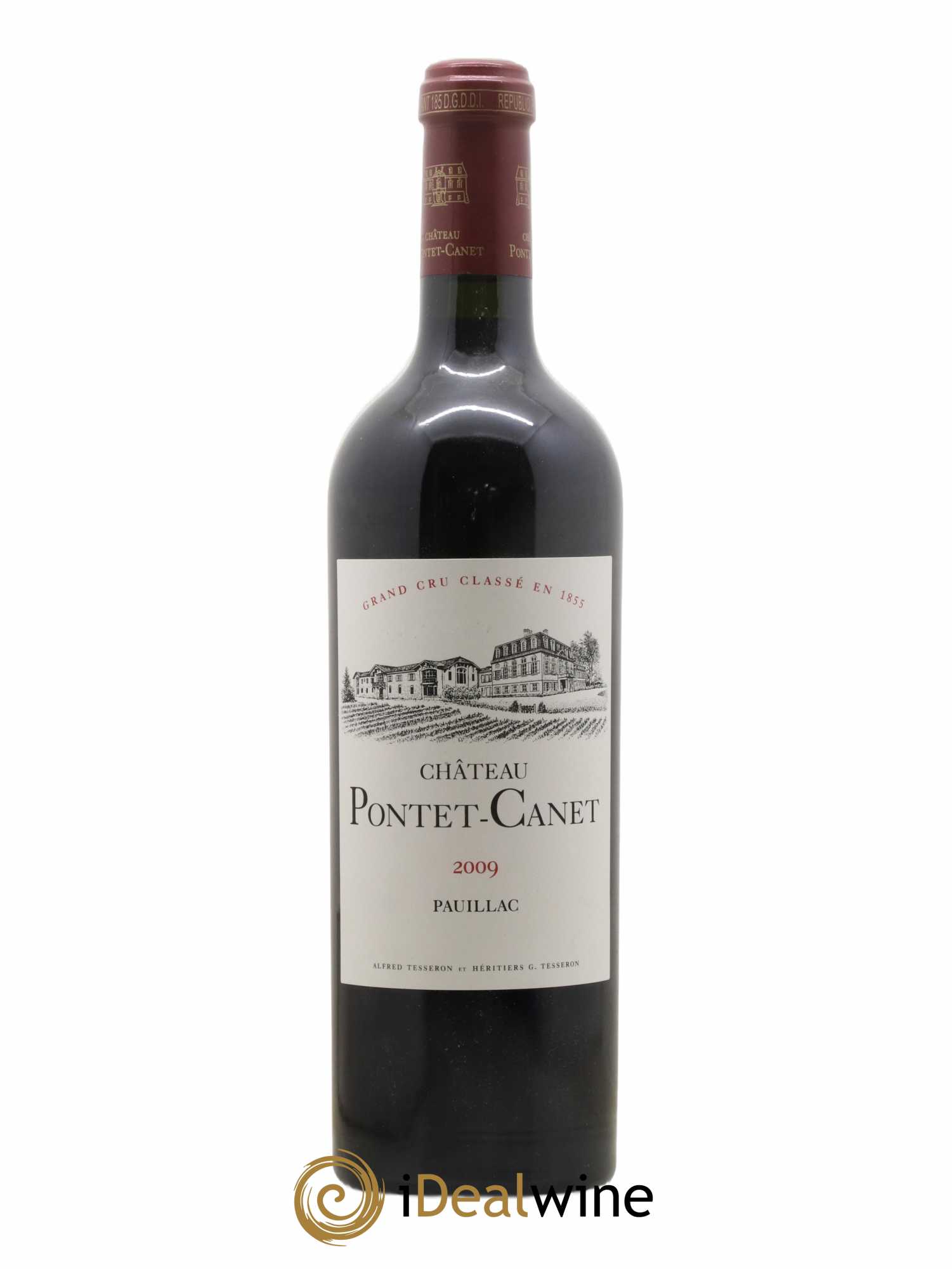 Château Pontet Canet 5ème Grand Cru Classé 2009 - Lot de 1 bouteille - 0