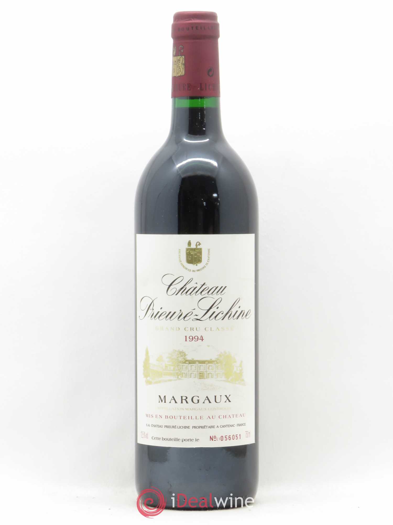 Château Prieuré Lichine 4ème Grand Cru Classé 1994 - Lot de 1 bouteille - 0