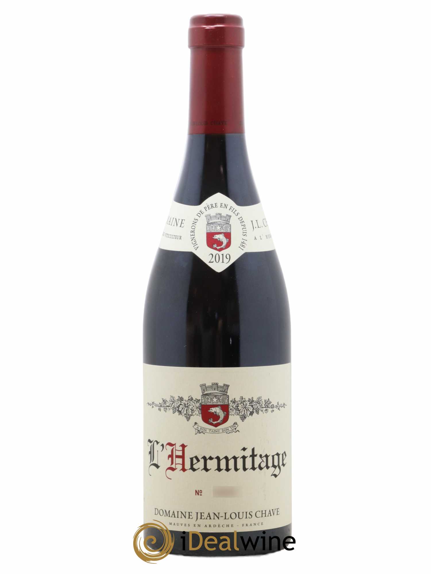 Hermitage Jean-Louis Chave 2019 - Lot of 1 bottle - 0