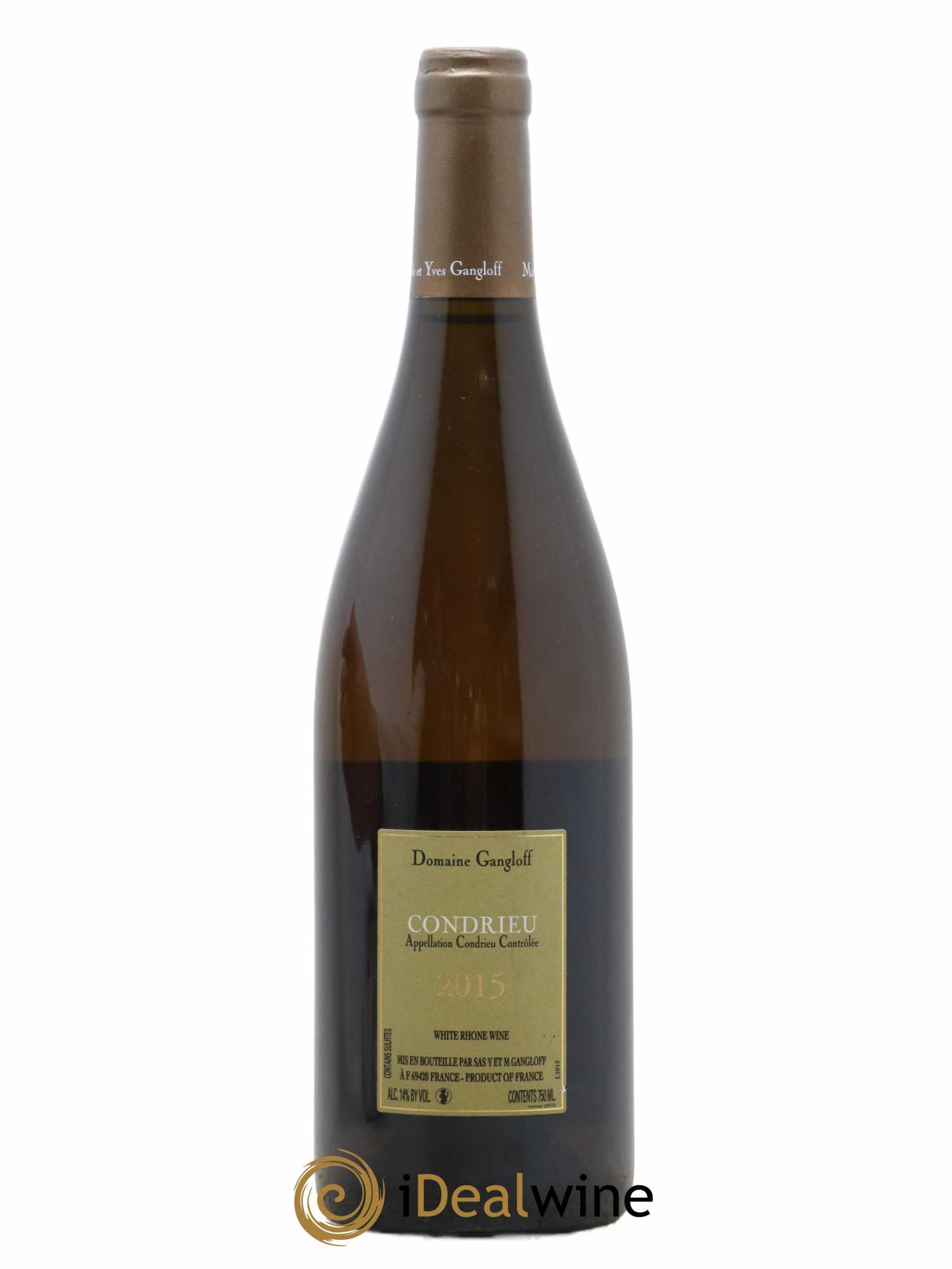 Condrieu Domaine Gangloff (Domaine) 2015 - Lot de 1 bouteille - 1