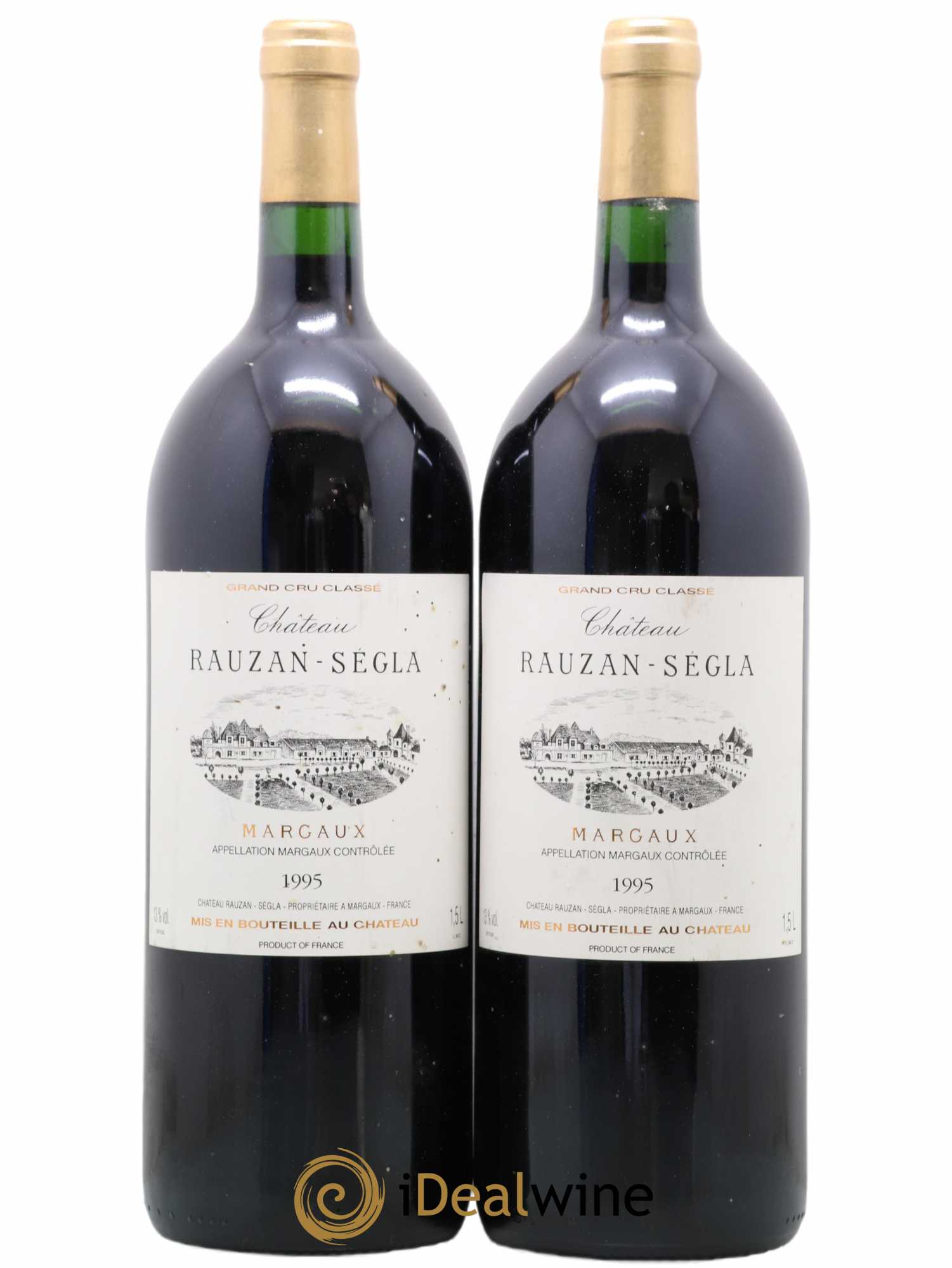 Château Rauzan Ségla Grand Cru Classé 1995 - Lot de 2 magnums - 0