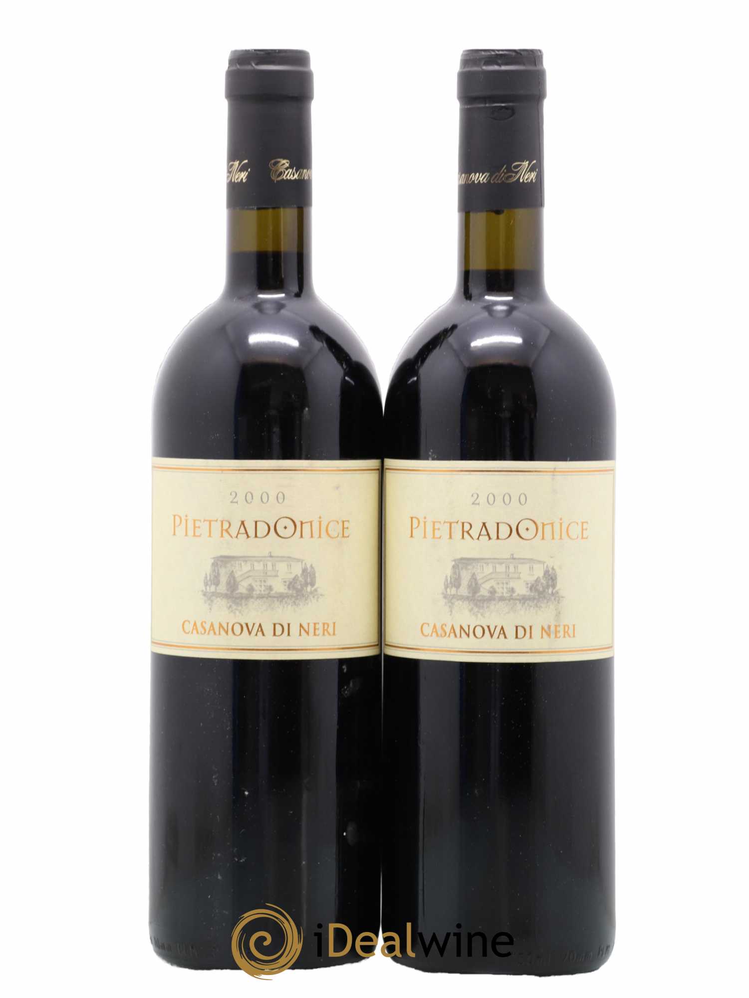 Toscana IGT Sant'Antimo DOC Pietradonice Casanova di neri 2000 - Lot de 2 bouteilles - 0