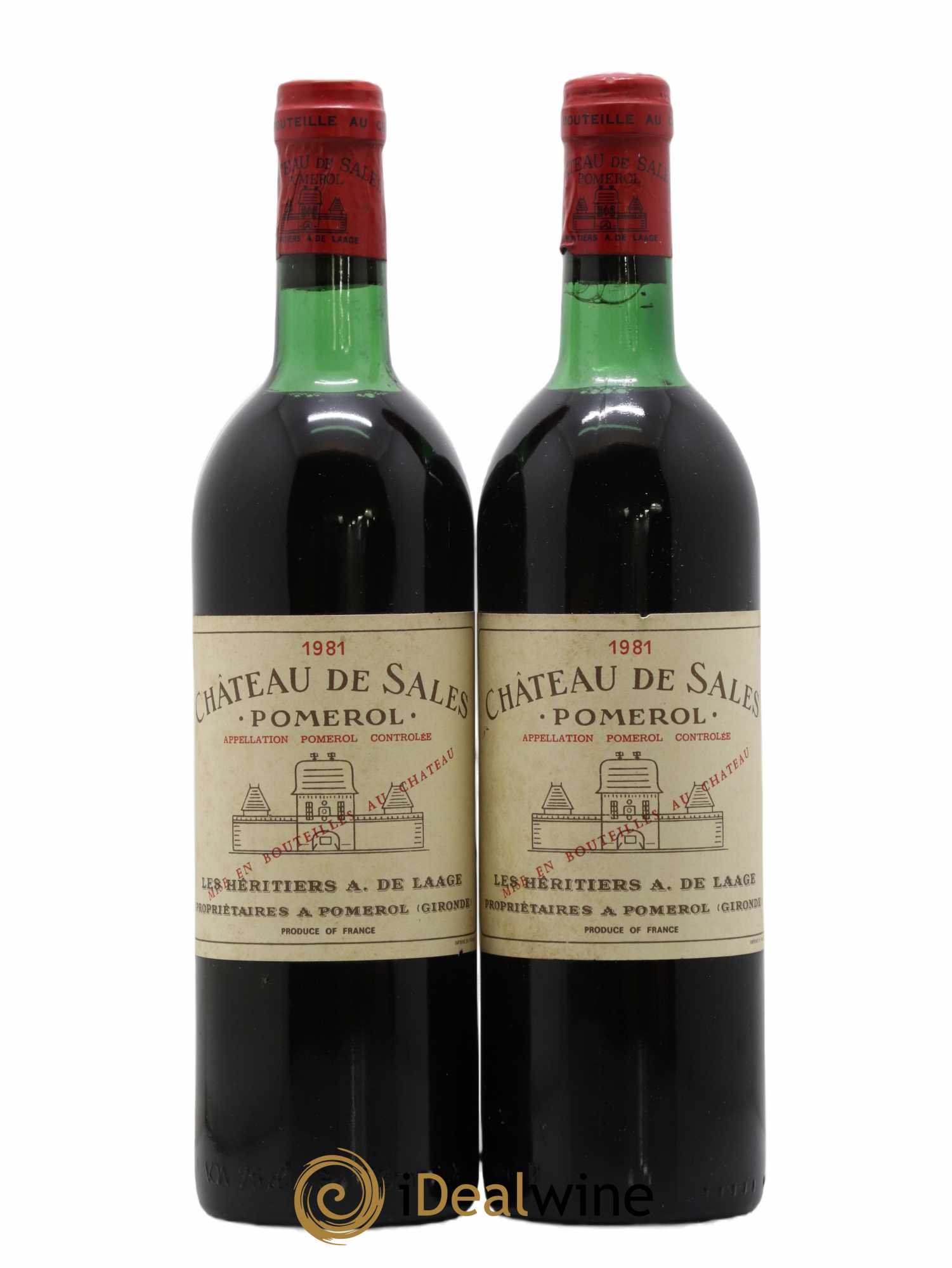 Château de Sales 1981 - Lot de 2 bouteilles - 0